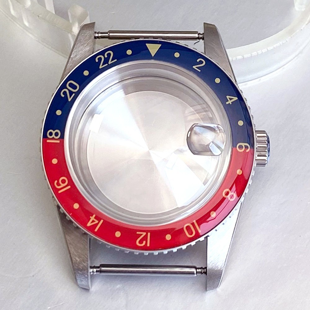 New Tandorio 38mm Sapphire Diver Watch Case Fit For NH34 NH34A Movement Luminous
