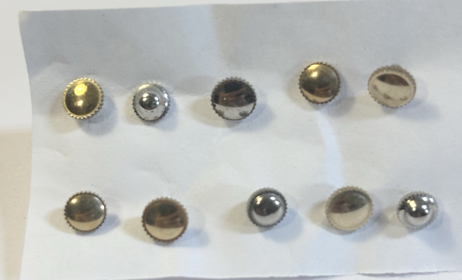 Vintage Lot Silver Tone Winding Crowns & Stems 20Pcs