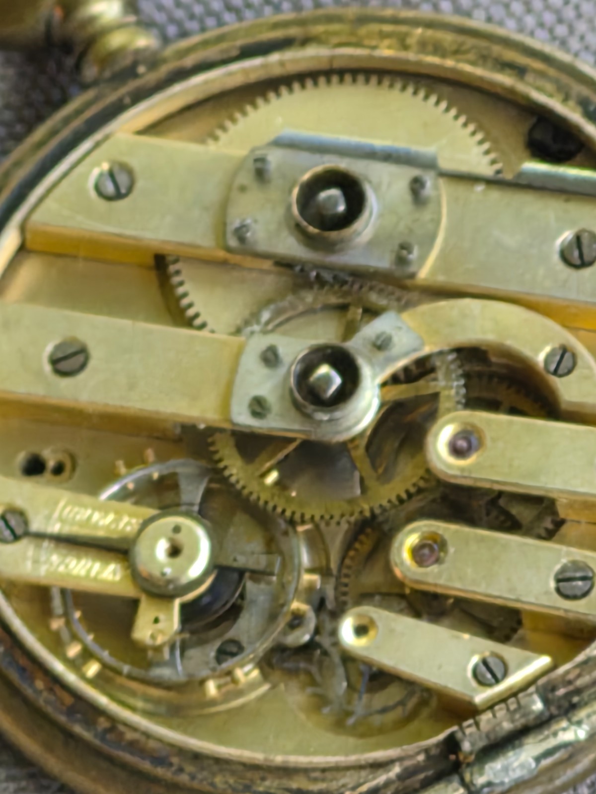 Vintage Swiss Facon Breguet Pocket Watch Bridged 15Jewels RUNNING