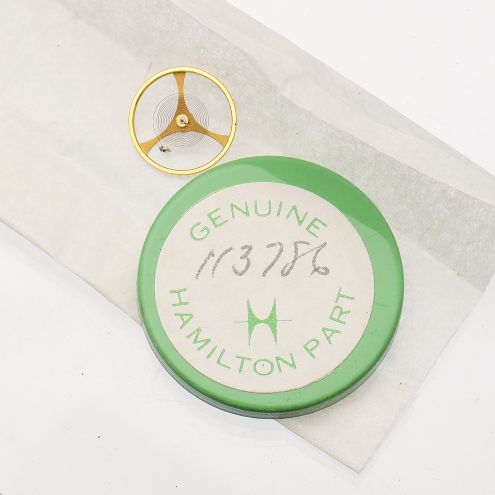 Hamilton 113786 Balance Wheel Complete Grade 686 Genuine NOS (G18D23)