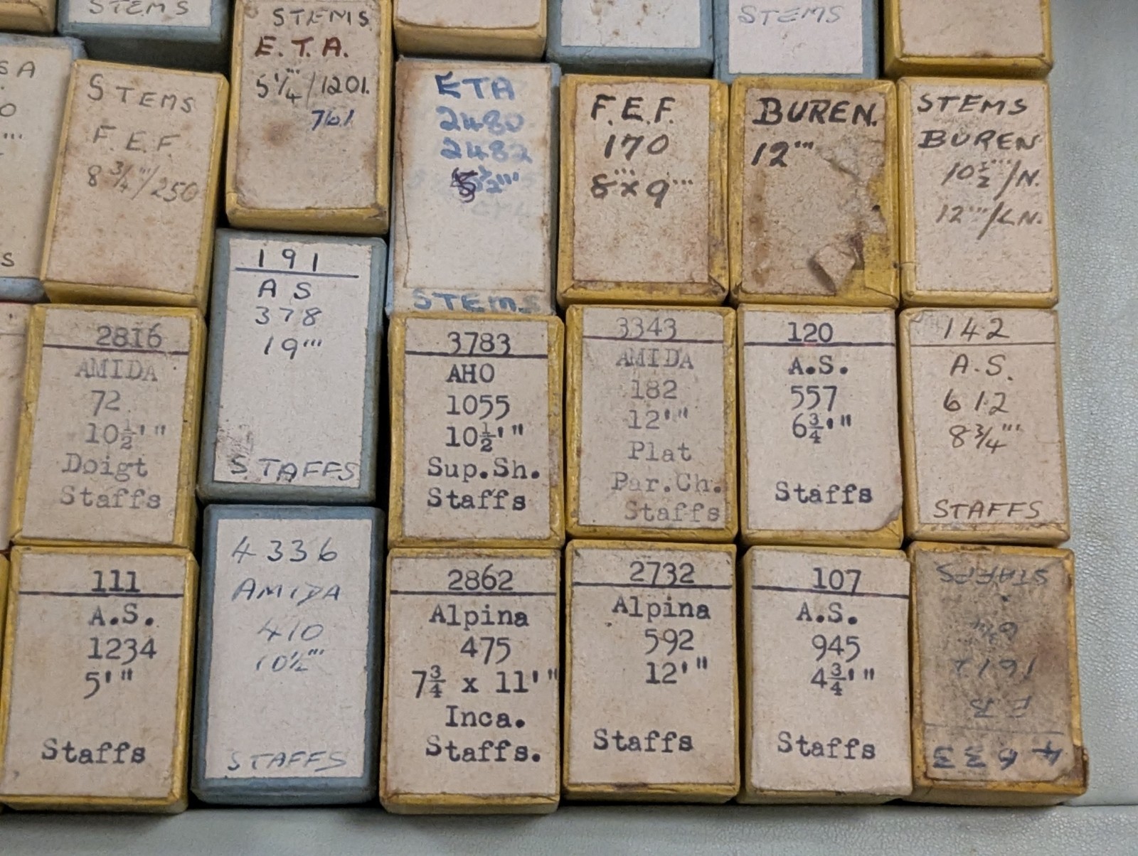 Watch Parts, New Old Stock in Boxes, Various Makes / Cals, ETA, Alpina etc #R621