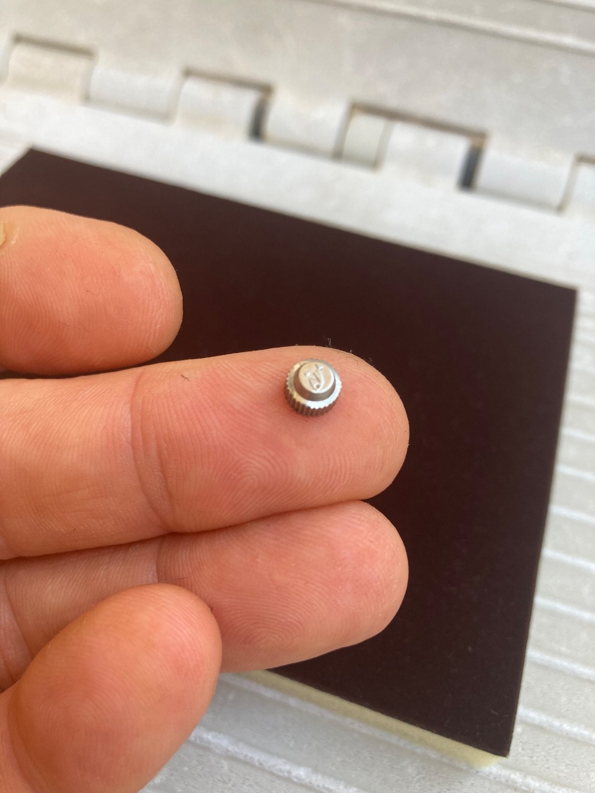Philip Watch Caribbean 1000 Meters 5.6mm Screw Down Crown VERY RARE VINTAGE