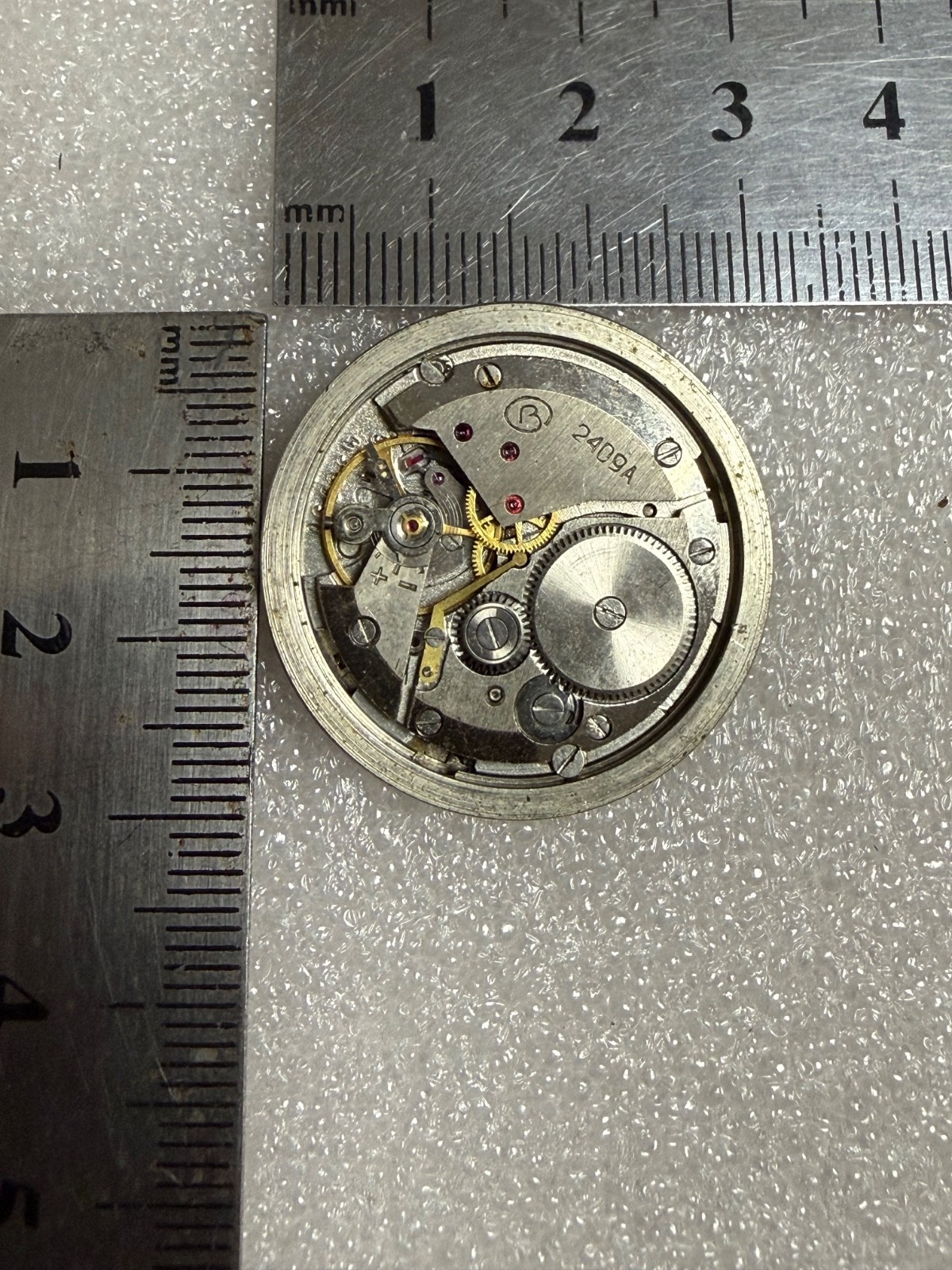 Watch movement USSR Vostok Cal.2409A plus Dial.For parts.