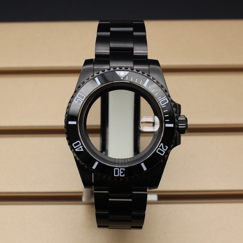 40mm Stainless Steel Men’s Watch Cases 20mm Strap Fit Nh34 Nh35 Nh36 38 Movement