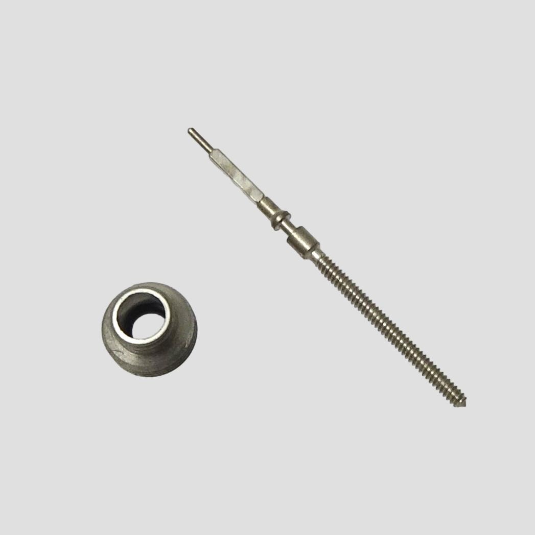 18k Yellow gold Rolex Crown Watch Part 6mm 4-603-8 GMT/Datejust Stem & Tube
