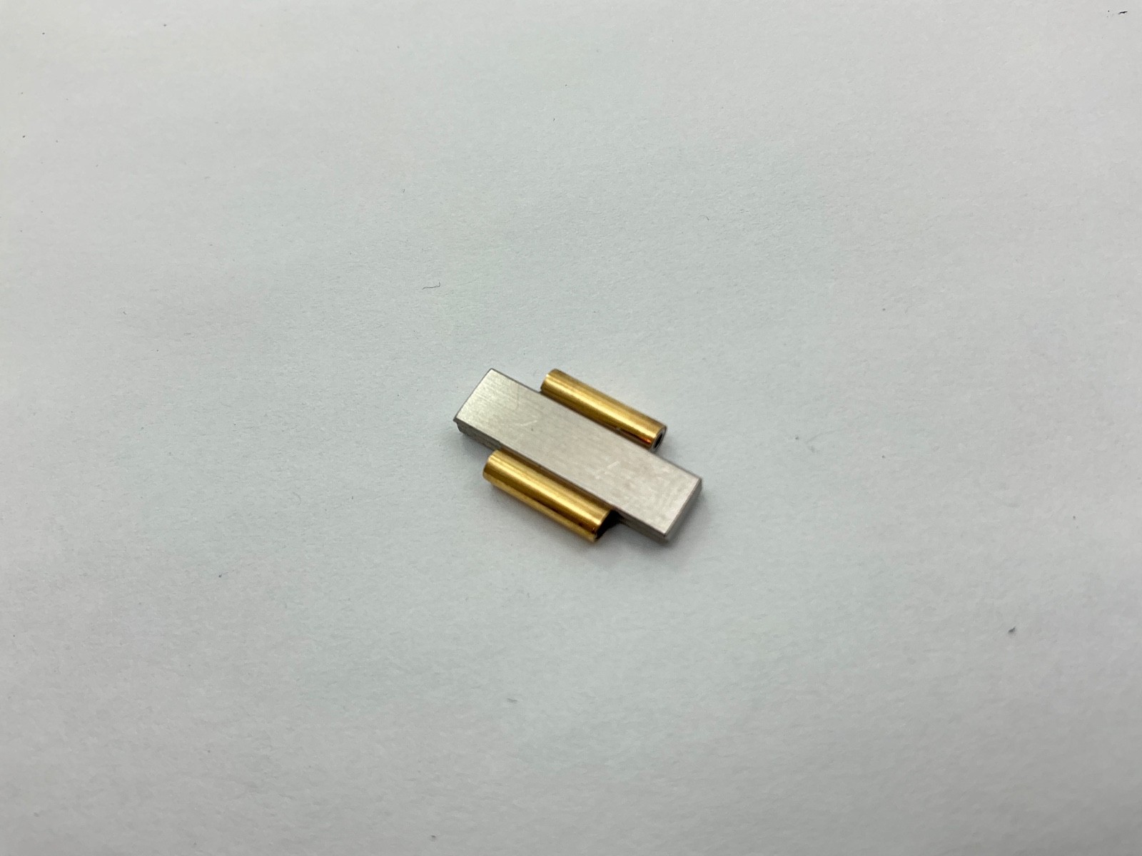 OMEGA Constellation 18mm SS 18k Full bar Clasp Connecting Link 1552/862 1551/861