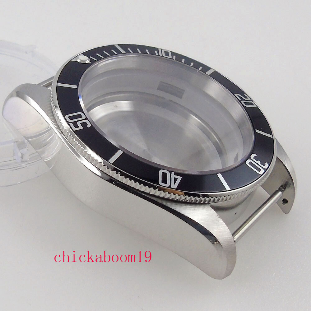 Corgeut 41mm Sapphire Case fit Miyota 8205 8215 ETA 2836 2824 Mingzhu 2813 watch