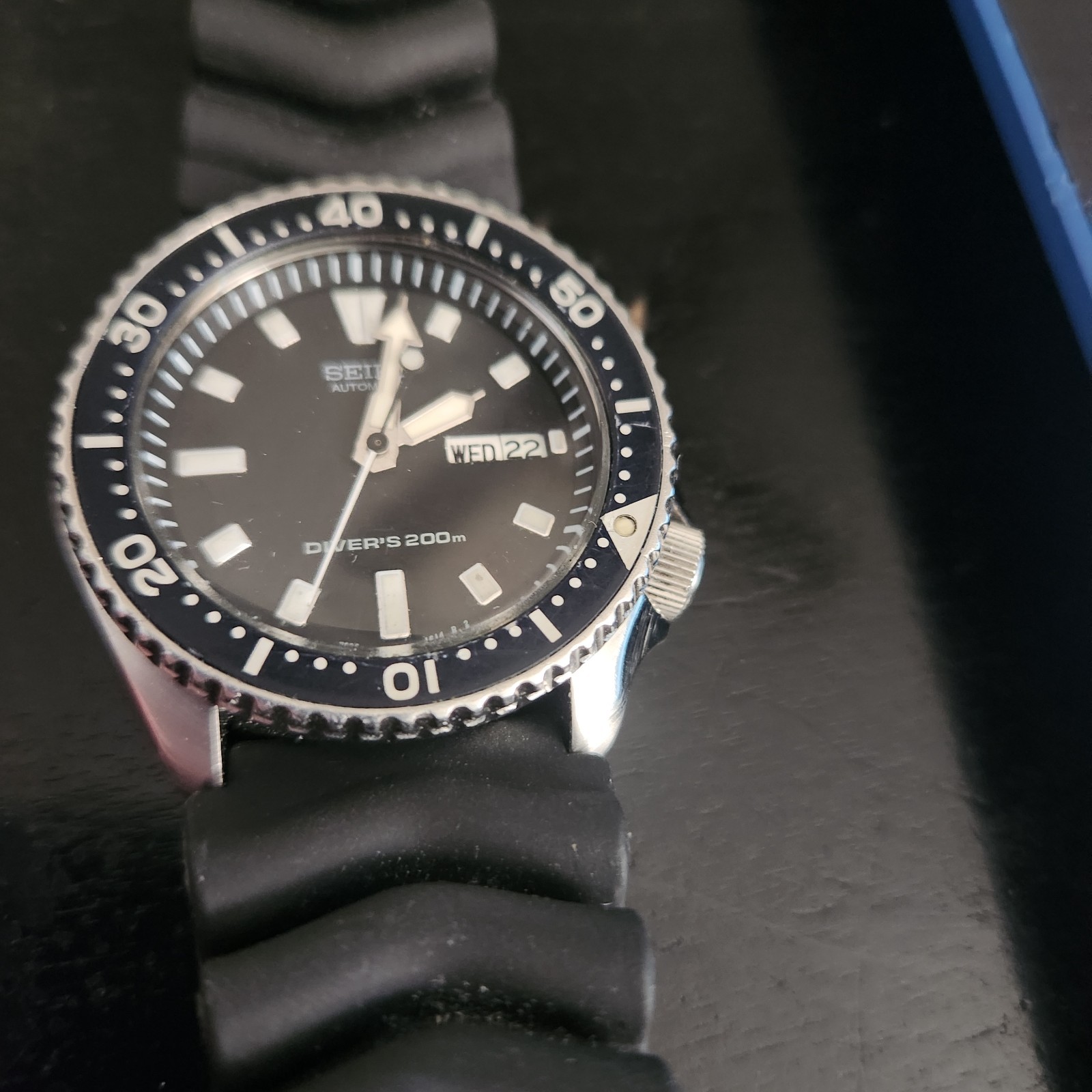 SEIKO 200M,21J 7S26 0020 SKX399 ORIGINAL AUTO MENS 42MM DIVER WATCH