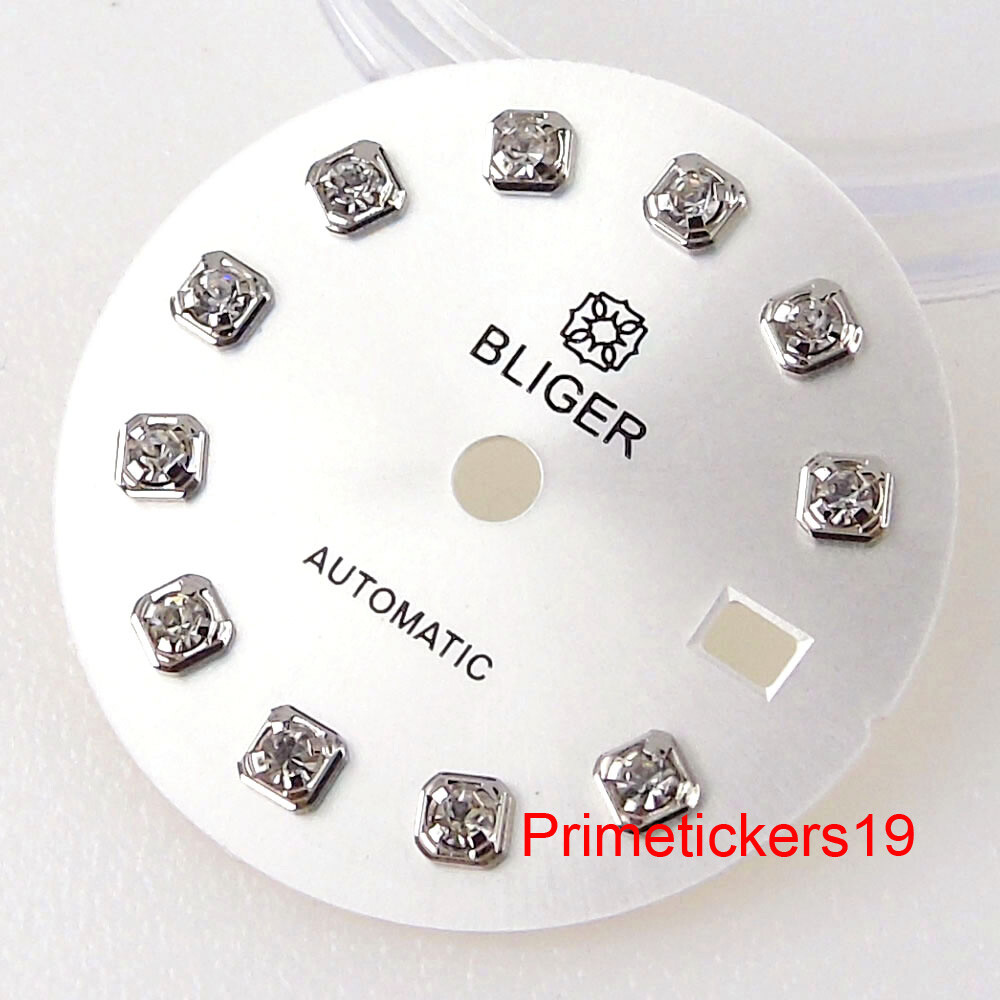 20.5mm Multicolor Sunburst/Gradient Watch Dial Diamond Markers Fit NH05 Movement
