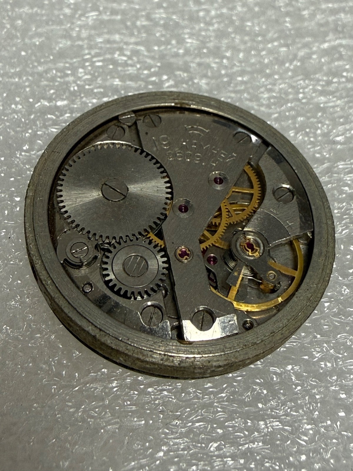 Watch movement USSR Raketa Cal.2609.H plus Dial.For parts.