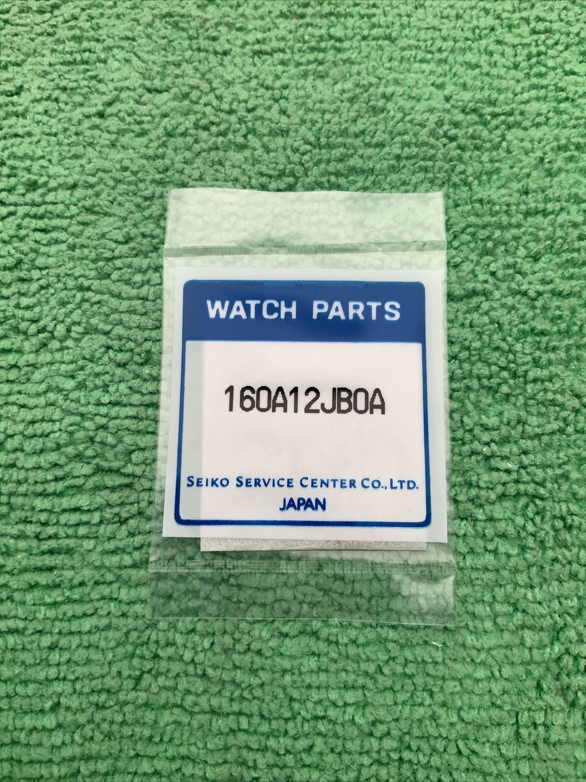 Genuine Seiko 160A12JB0A Crystal Watch Part, NOS