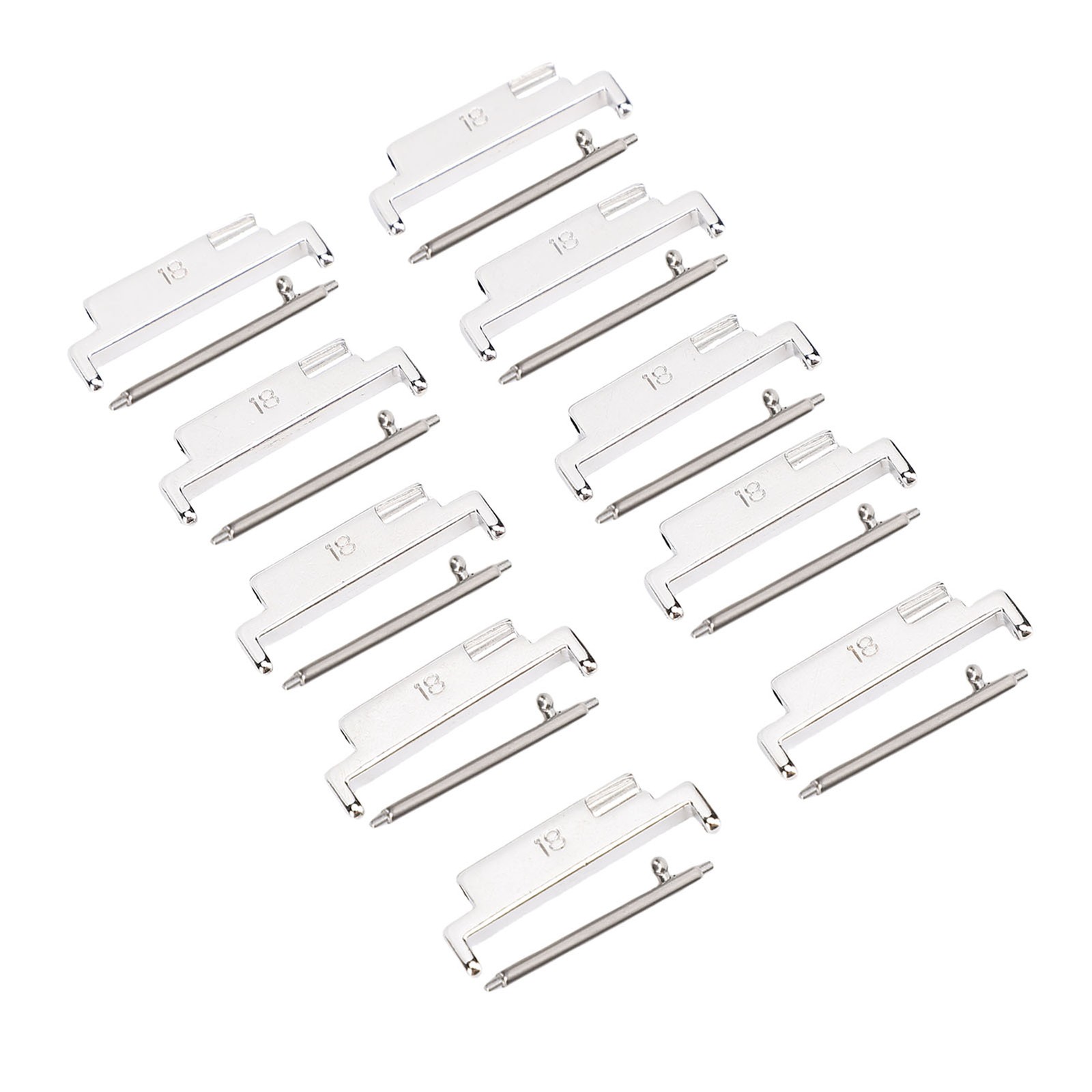 5 Pair Metal Watch Band Adapter Set For 18-22mm Watch Band Adapter