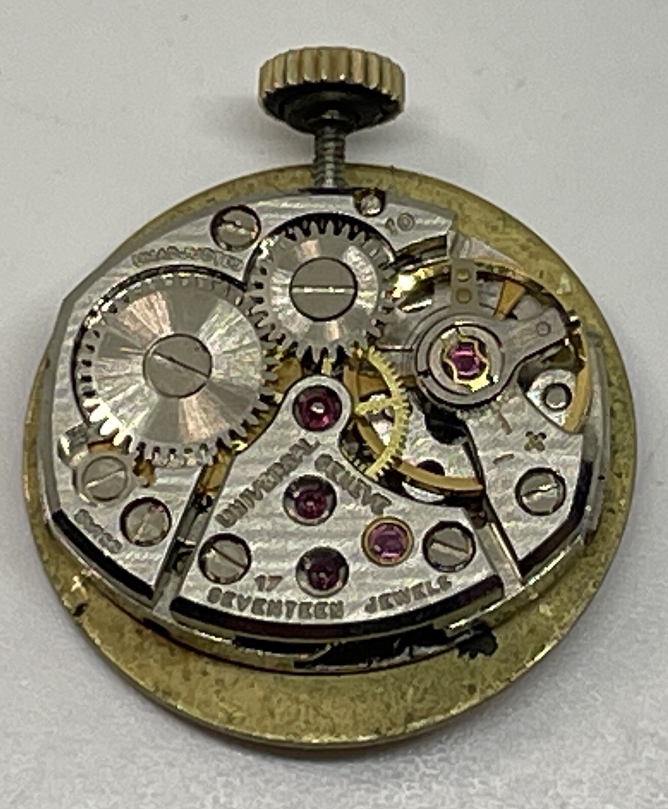 UNIVERSAL GENEVE MOVEMENT 17 Jewels Swiss Runs