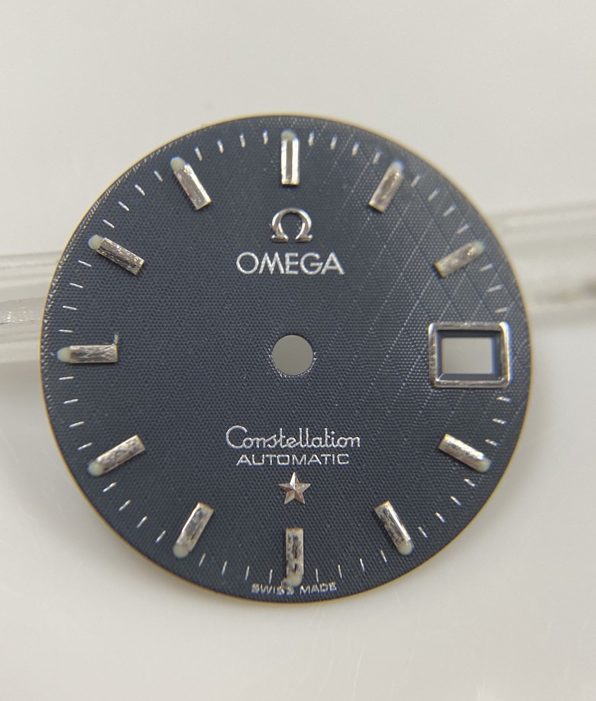 Original NOS Omega Constellation 20.50mm Navy Blue Dial
