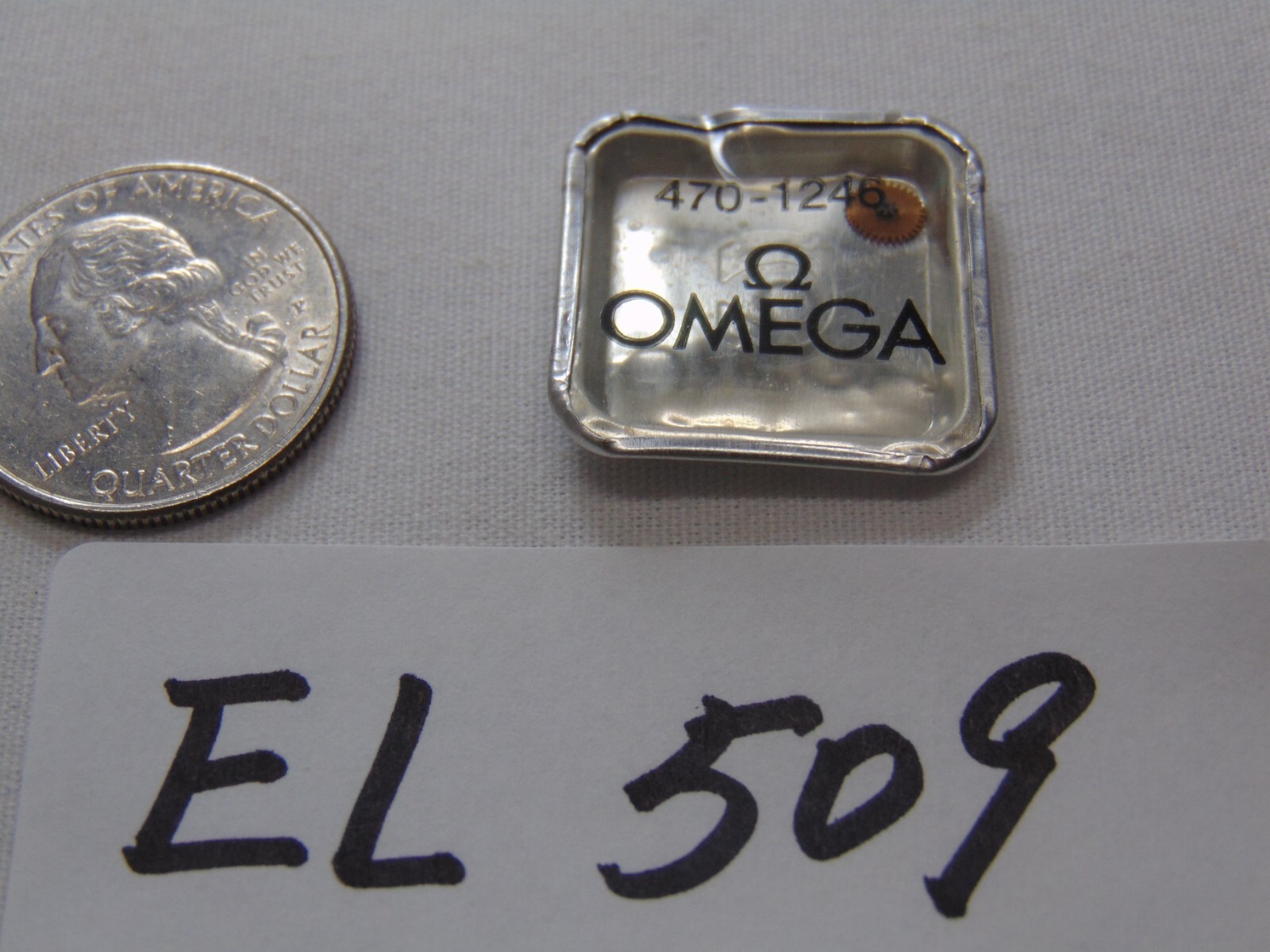 Vintage Omega Watch Part Replacement New Sealed Package 470 1246 Minute Wheel