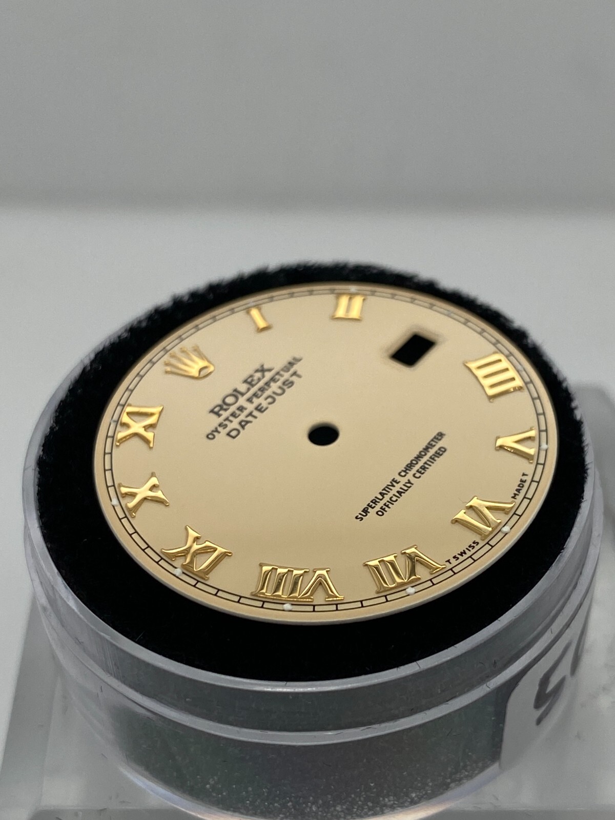 Genuine Rolex Datejust 36mm Dial cream w/Gold Roman 16013 16233 16203 116233