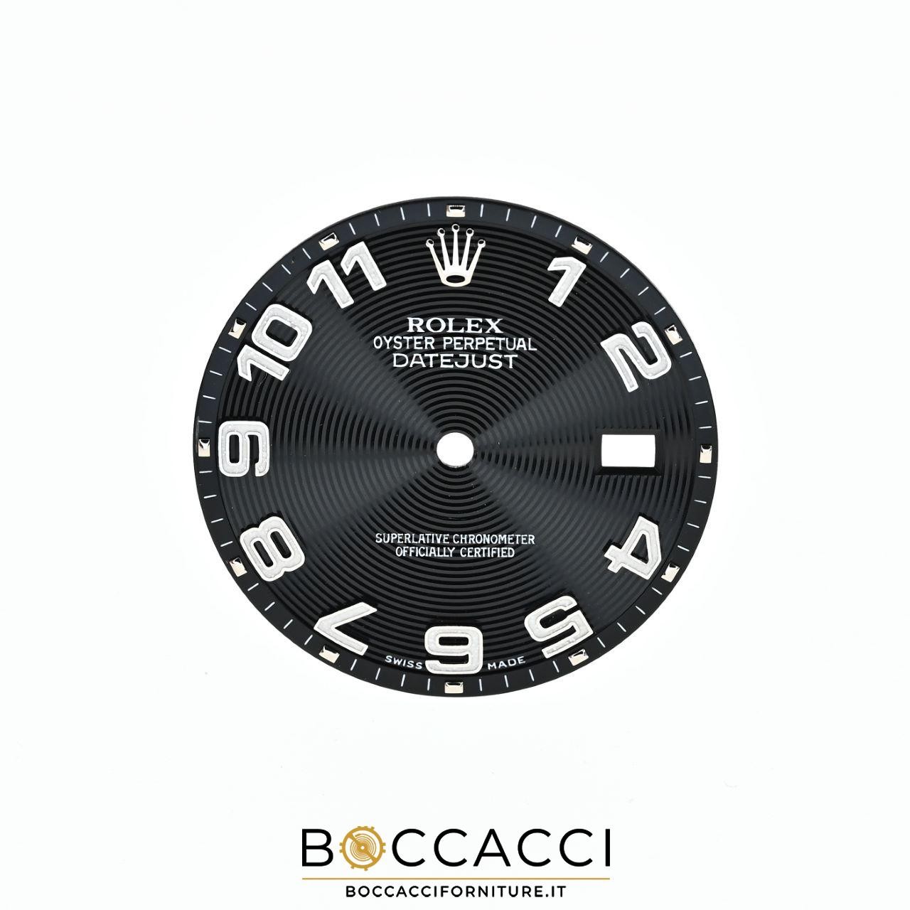 ROLEX Black Concentric Dial for Datejust 36 Ref. 116220 116234 16200 16234 Ca…