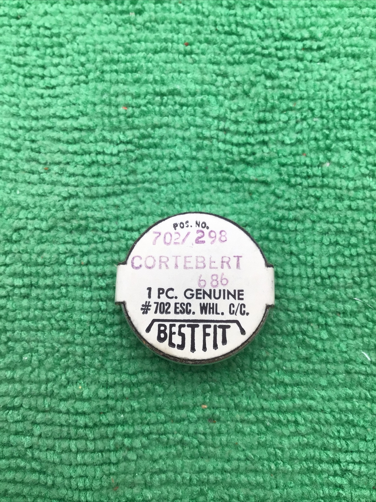 Cortebert 686 702/298 Escape Wheel Watch Part