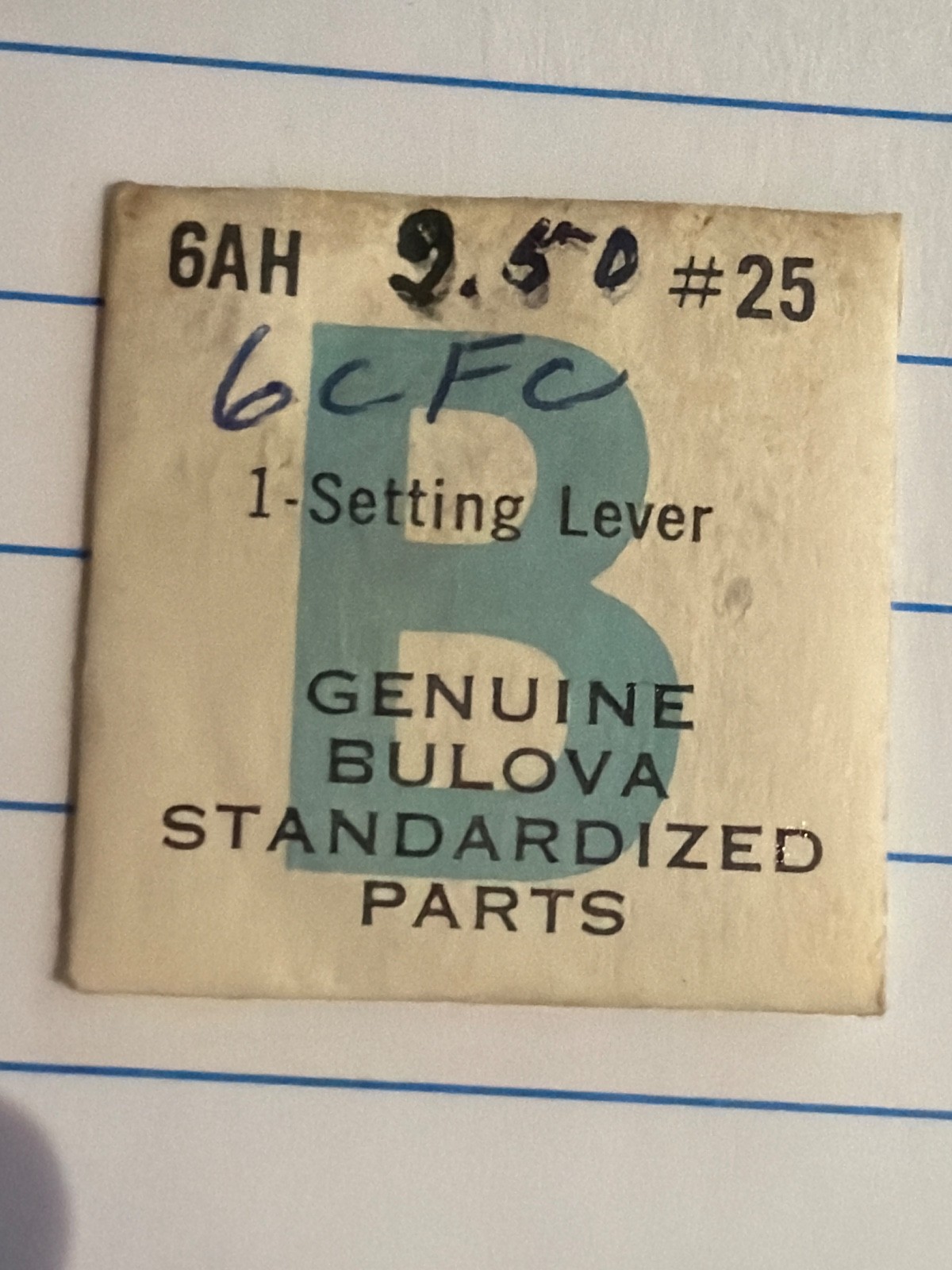 Bulova NOS Setting Lever Part #25 – Various Calibers