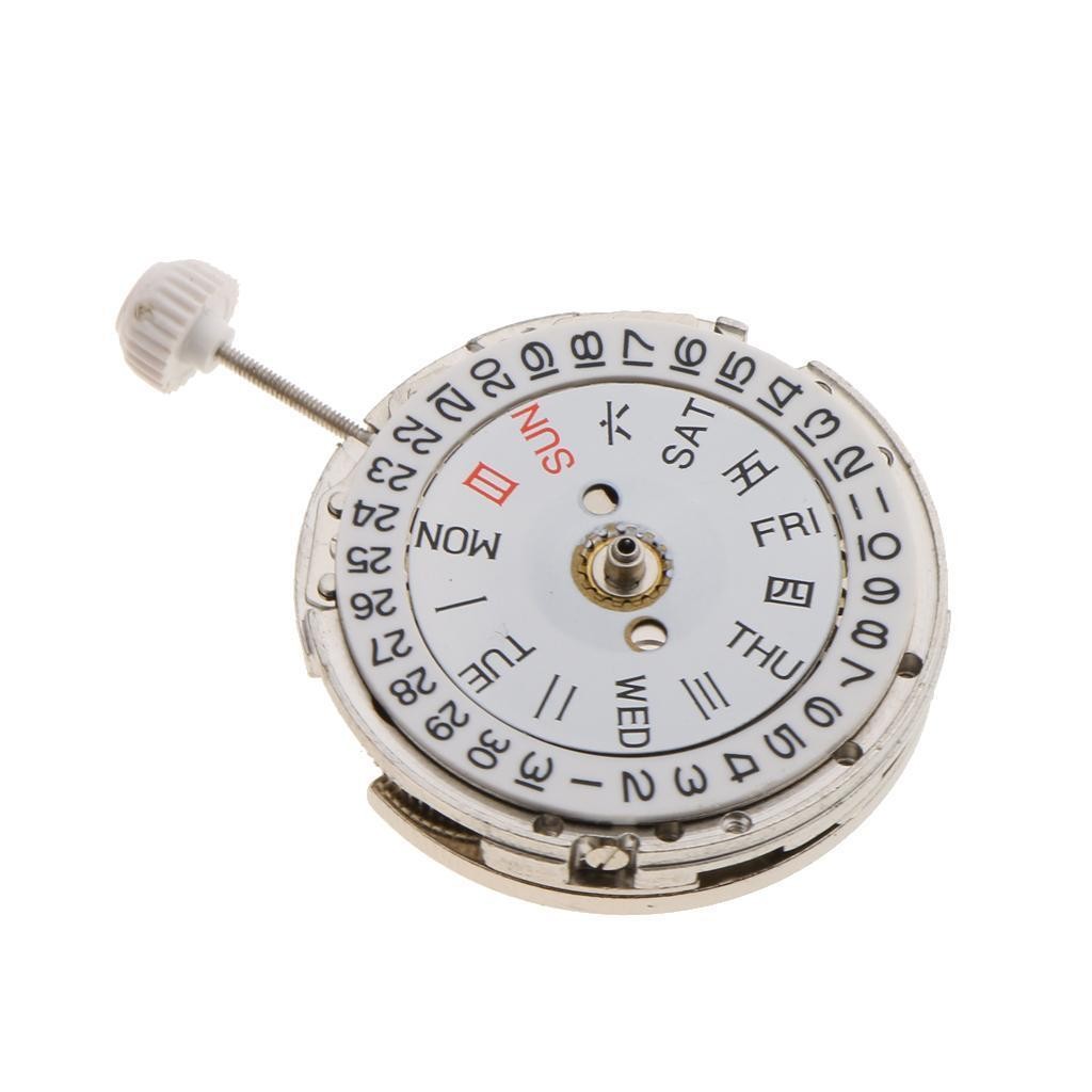 Gold/Silver Automatic Mechanical Watch Movement Double calendar For Miyota 8205