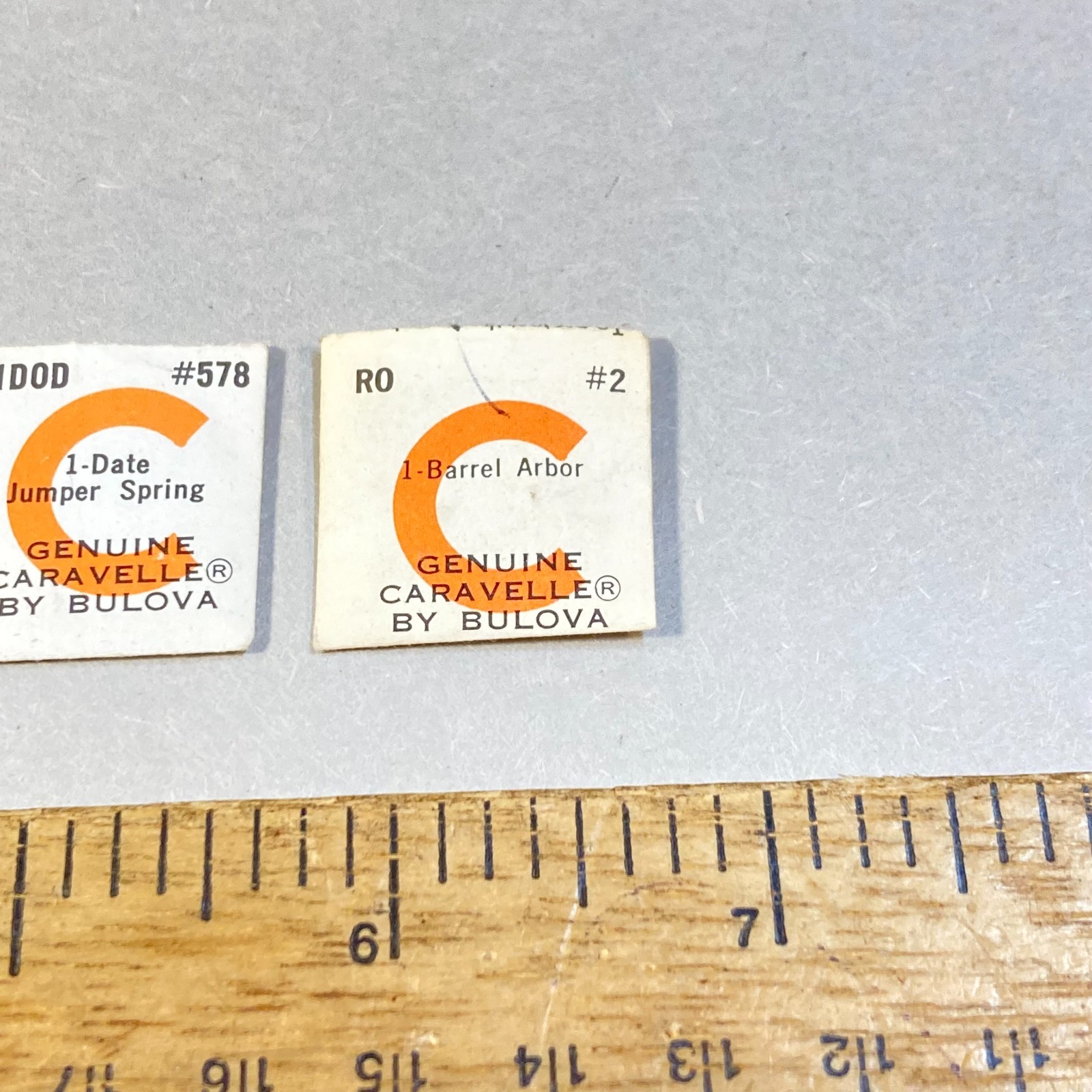 Vintage Bulova Caravelle Watch Parts 3Pc Spring Arbor Post Replacement Parts
