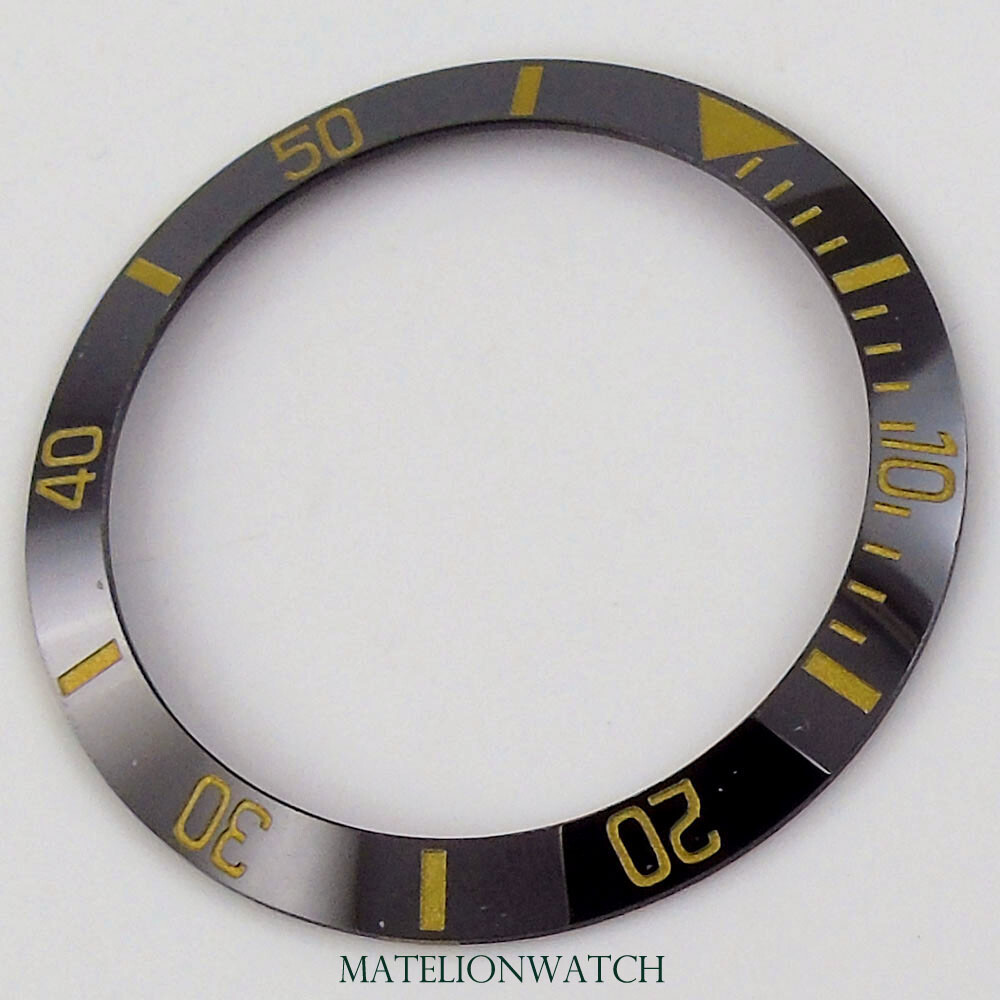 38mm Ceramic Bezel Insert Sloped Watch Ring Fit 40mm SUB Men’s Watch