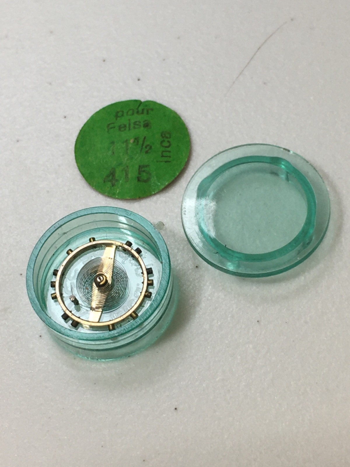FELSA 415 Balance Complete Wrist Watch Part #721 New Old Stock