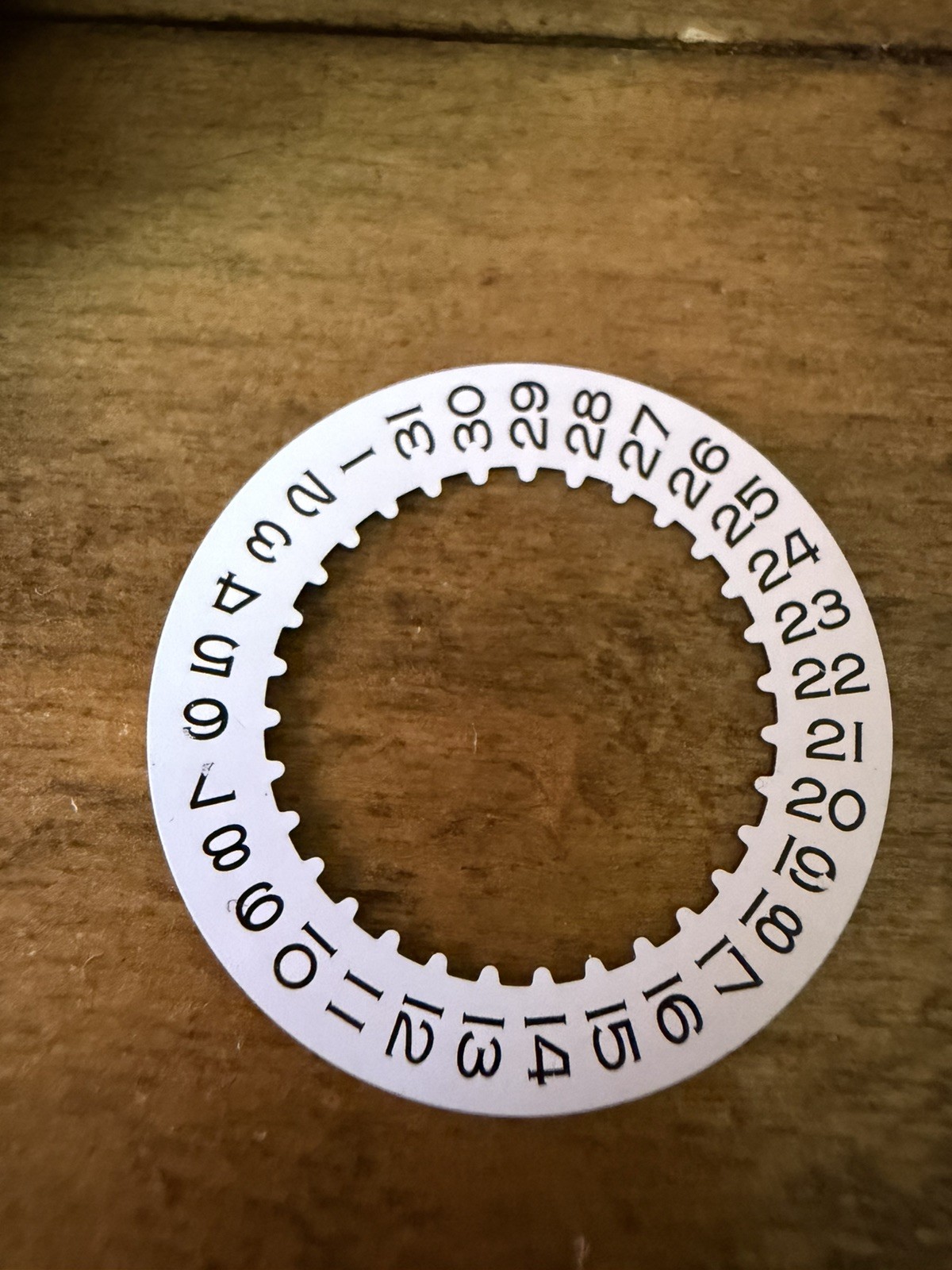 Genuine Rolex 3135 3175 3185 16200 White Date Indicator Wheel Disc Watch Caliber