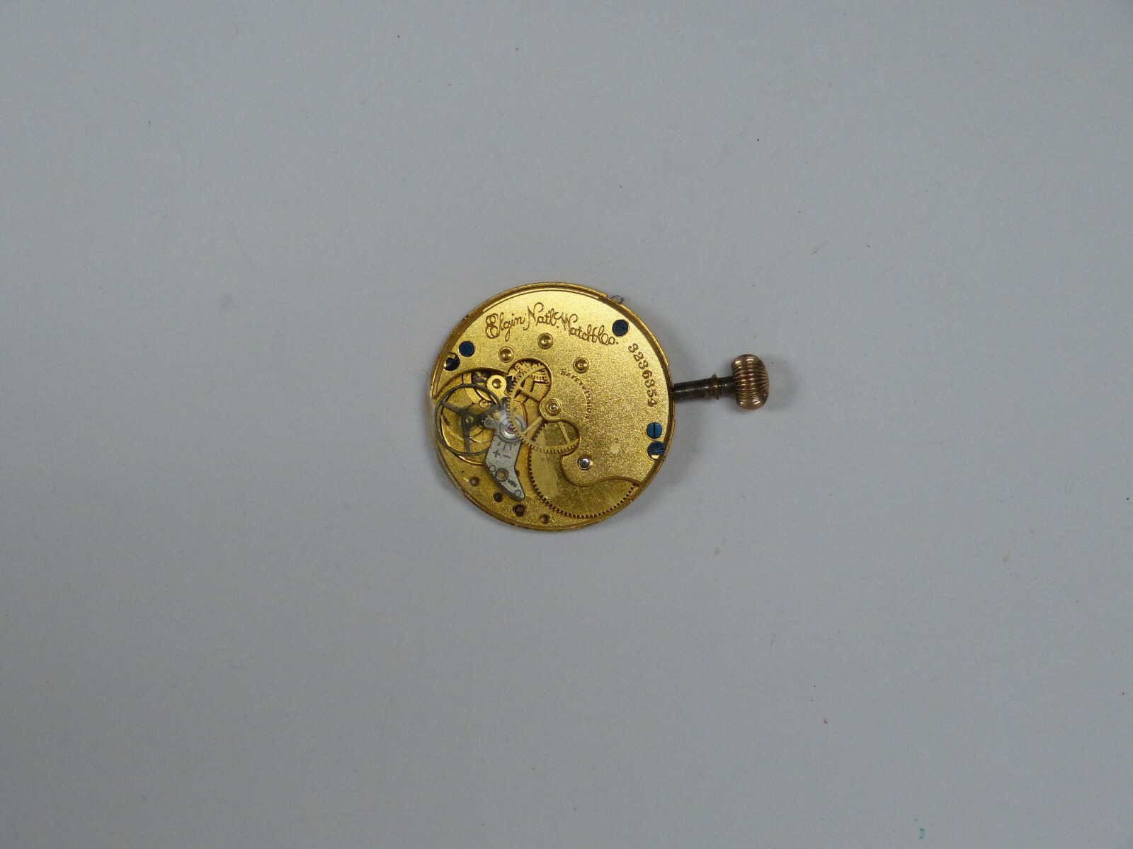 ELGIN WATCH CO MOVEMENT FOR REPAIR/PARTS