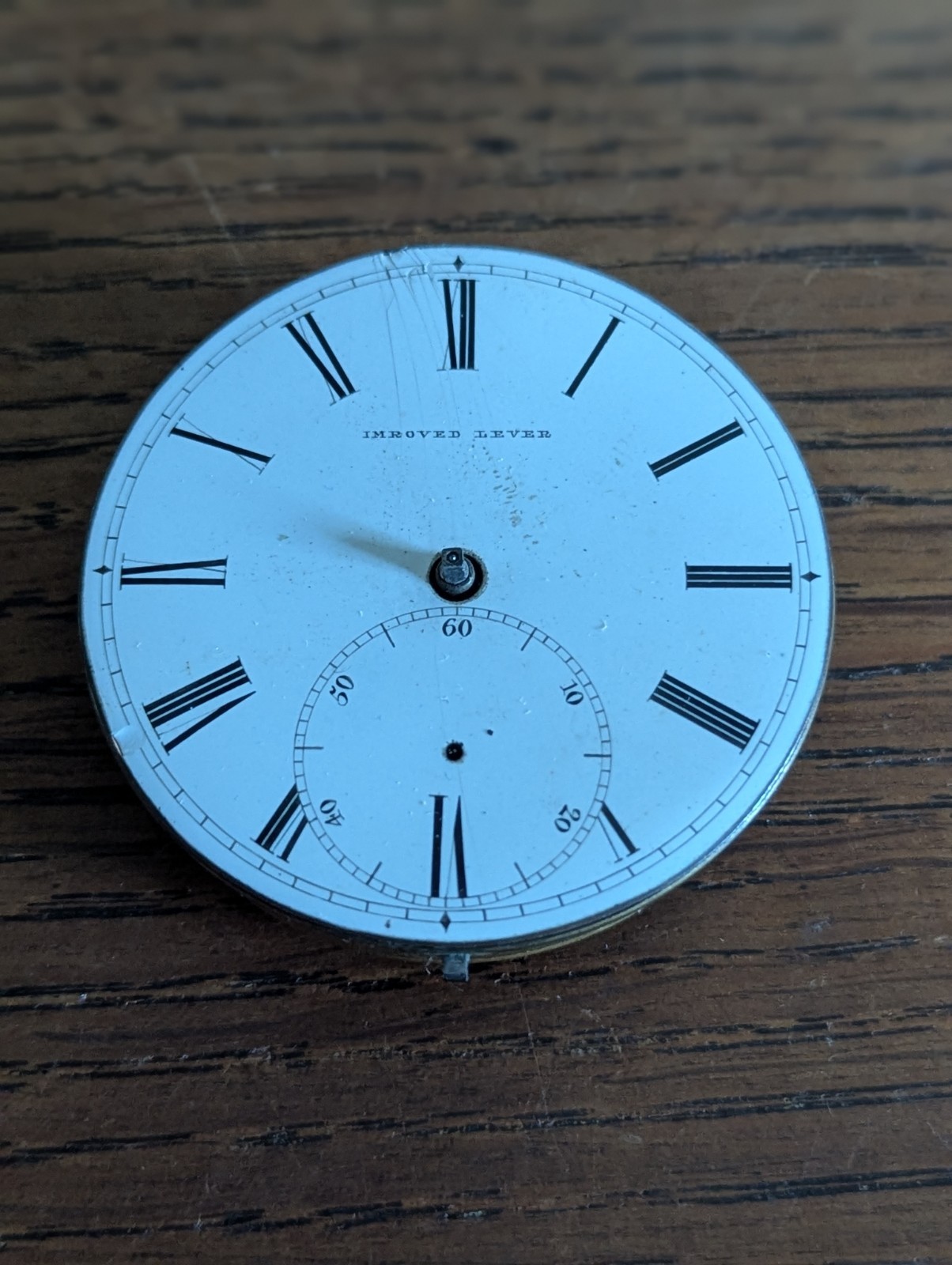 W Moorehouse Liverpool Fusee Pocket Watch Movement to Restore, Good Bal #S675