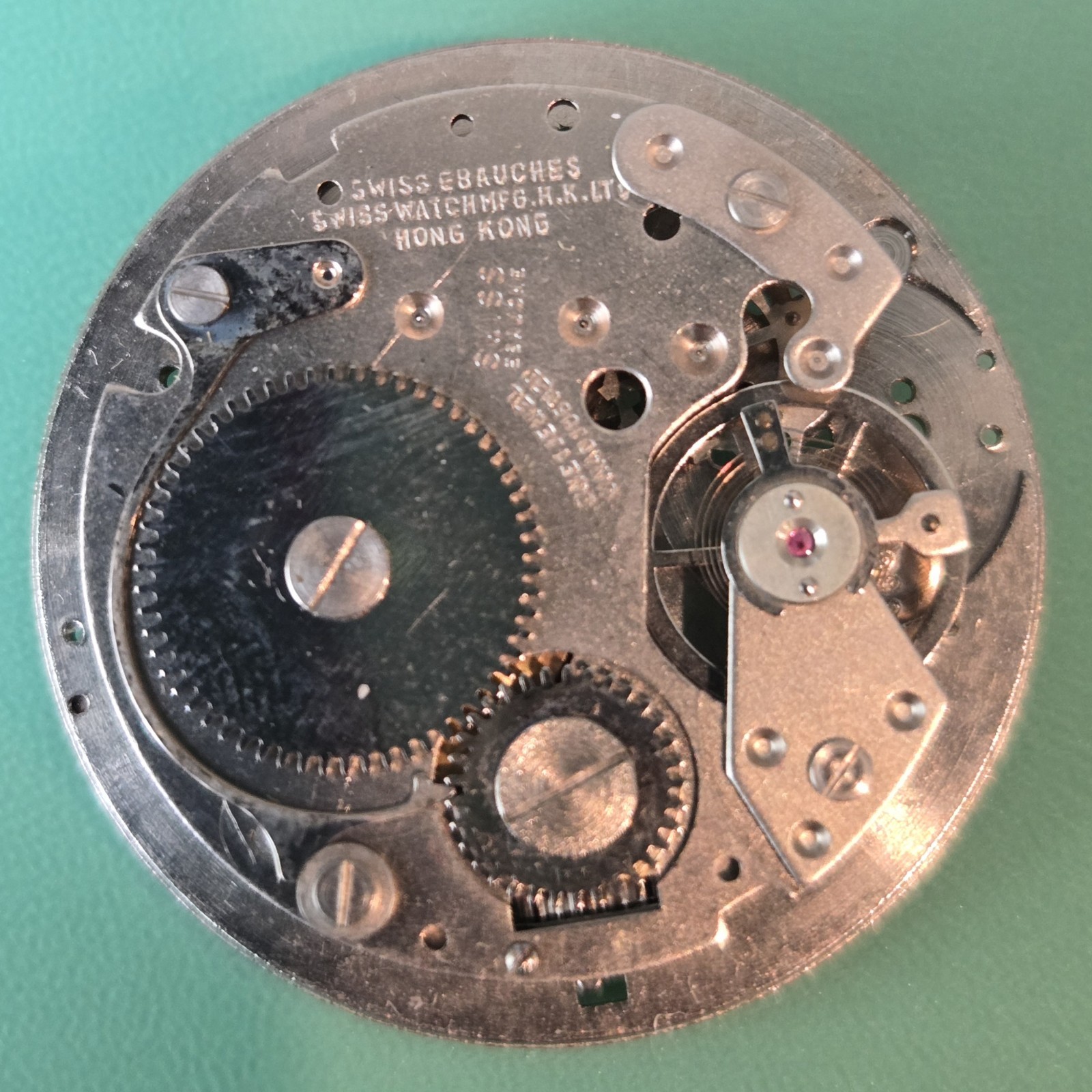 Swiss EB (Ebauches) 1J Hong Kong Movement; Running