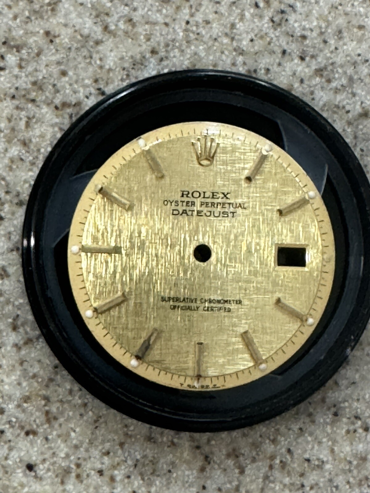 Rolex 1603 Champagne Linen Dial Datejust