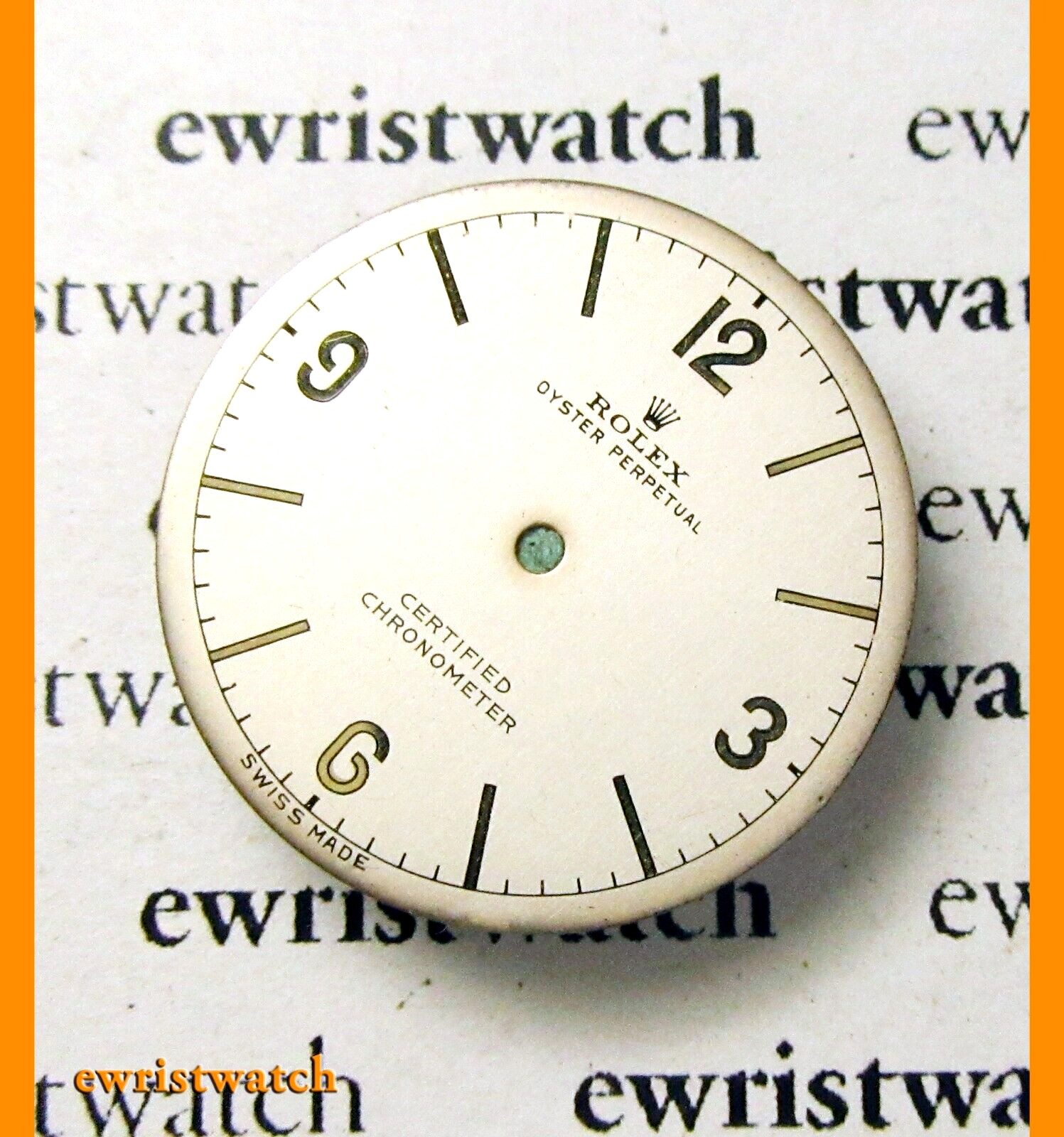 Genuine Rolex Oyster Perpetual Chronometer Original Dial 8¾L AR 530 Bubbleback