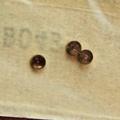 3 pack military Elgin Balance jewels New Old Stock WWII Korean War Era part