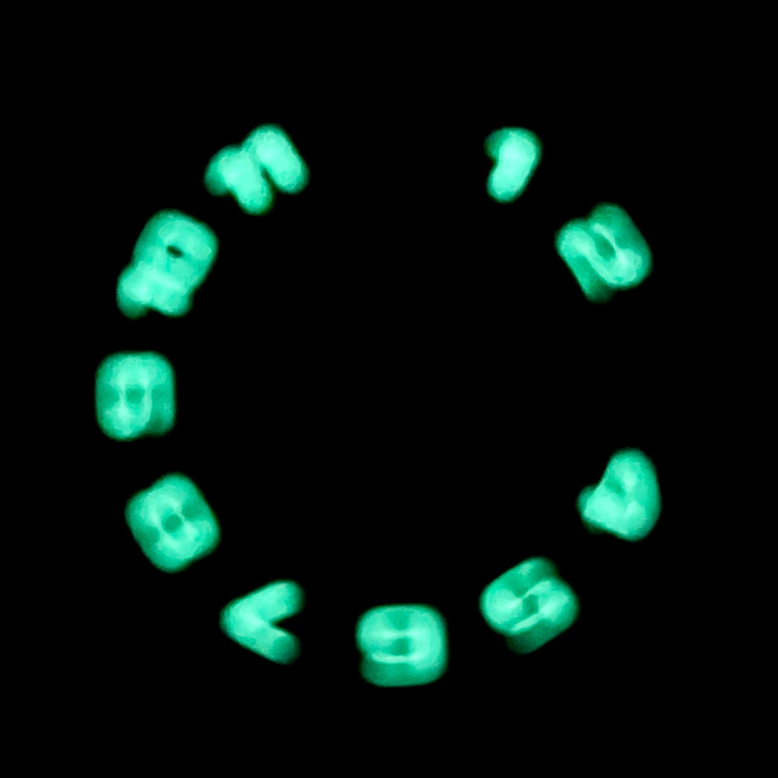 Genuine Factory Rolex Datejust II Gloss Black Dial with Arabic Numeral Numbers