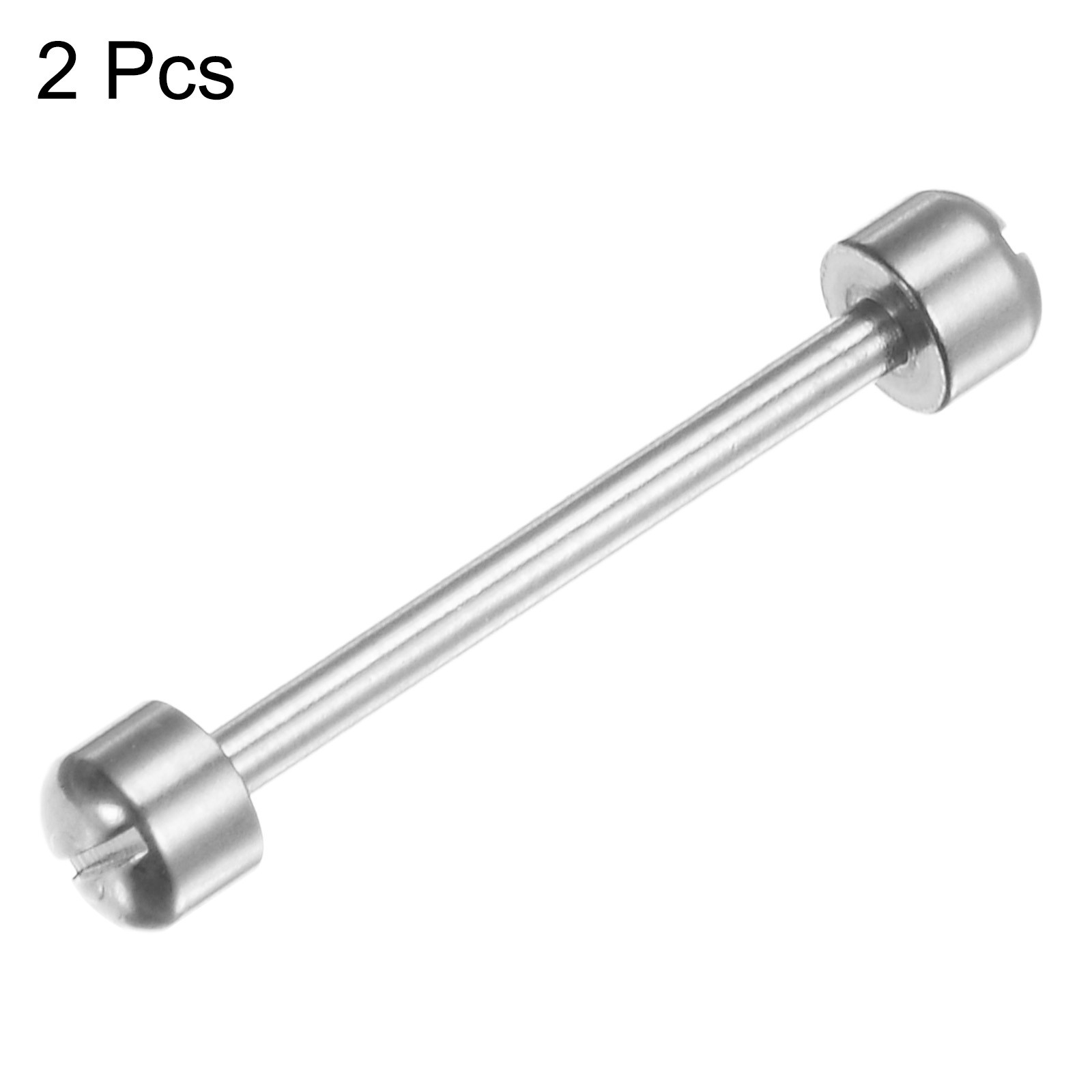 2pcs Watch Screw Tube Rod 22mm Stainless Steel Watch Strap Pins Silver]