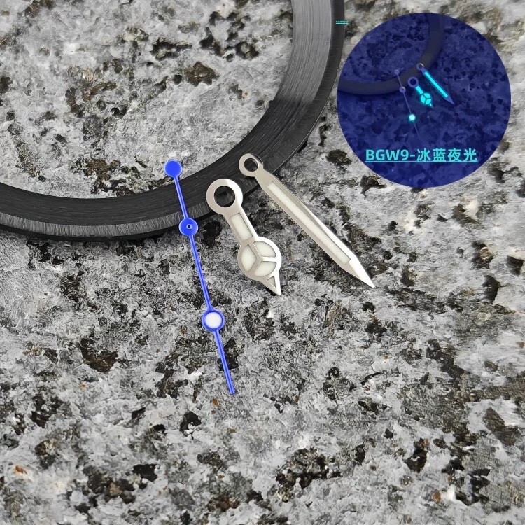 1 Set Color Luminous Watch Hands 13 x12.5x 9mm for ETA 2824,2836,8200
