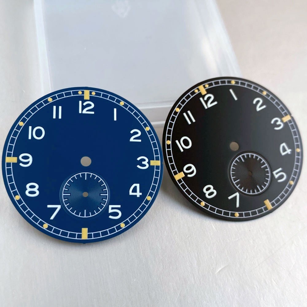 Luminous 33.5MM Blue Black Dial Hand For Sea-gull ST1701 Mechanical Dive Watch