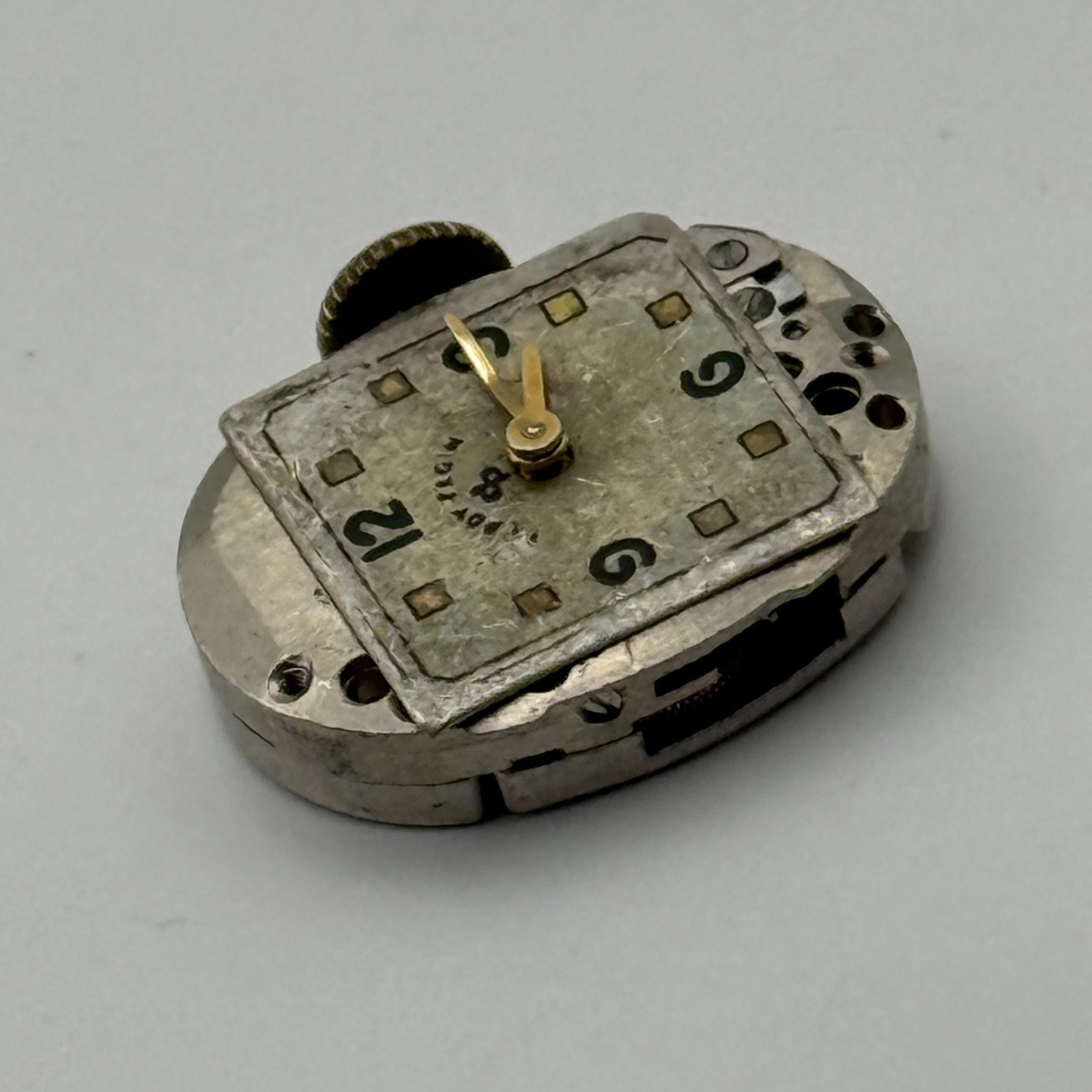 Lady Elgin 650 Watch Movement 19 Jewels U.S.A. Manual Wind Parts Repair 12.7mm