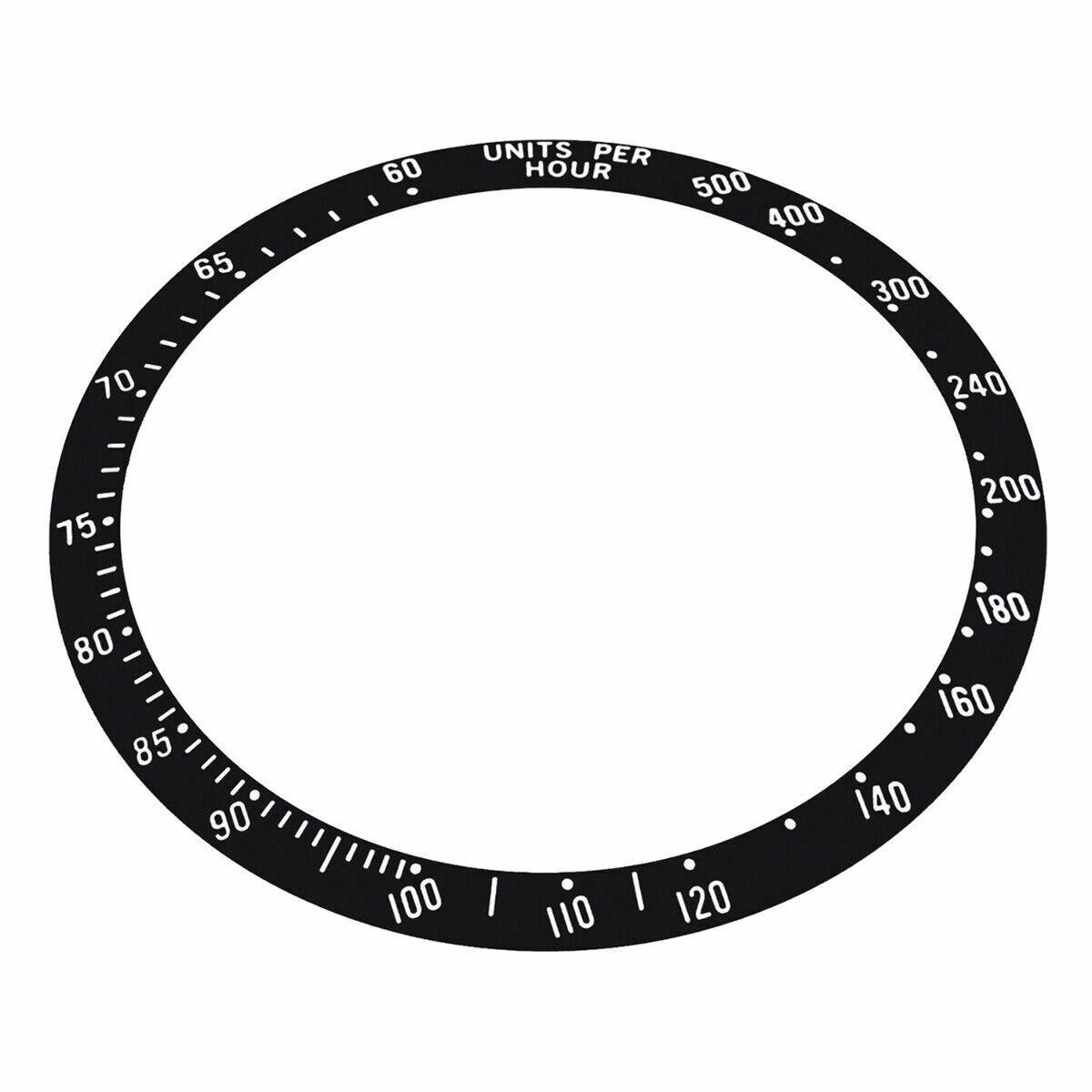 BEZEL INSERT FOR 40MM TIGER TUDOR TIGER WOOD 79260 79270 CHRONOTIME PRINCE DATE