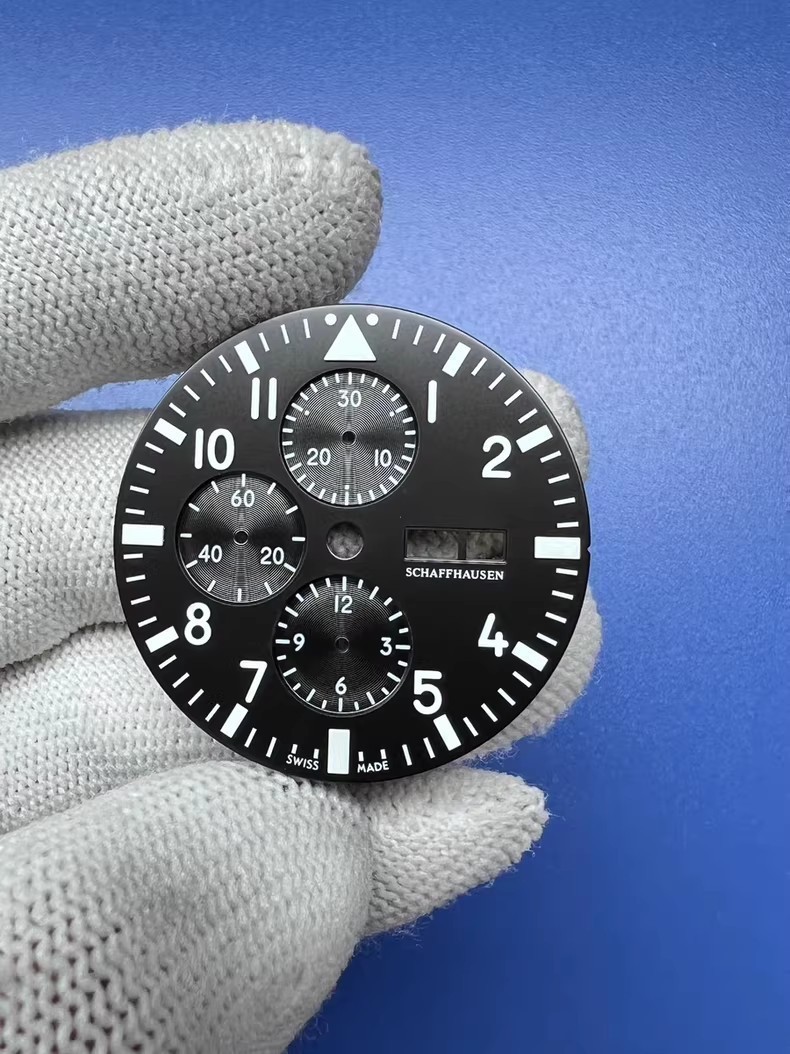for 7750 DIY 43mm stainless steel kit with dial, strap, and hands suitable