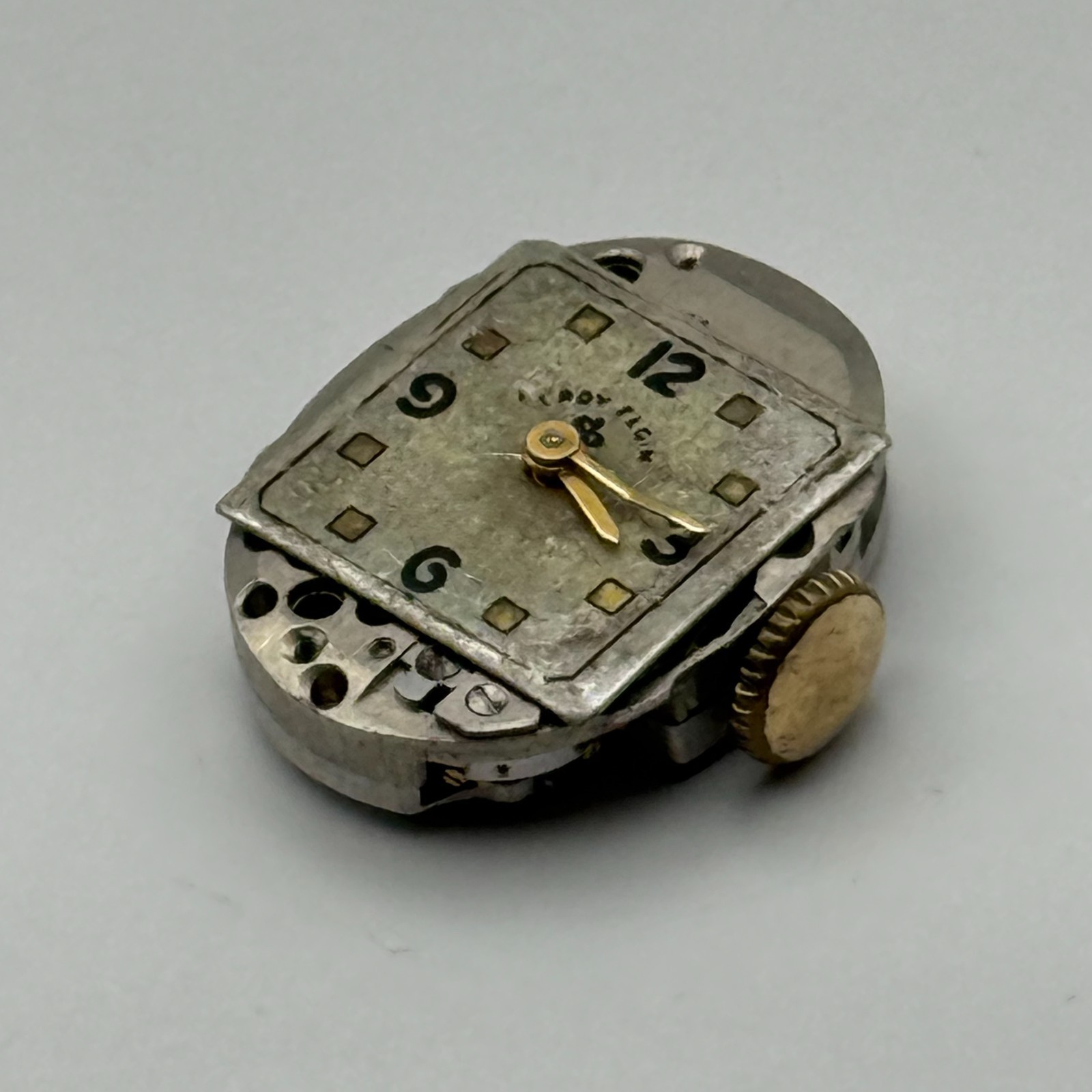 Lady Elgin 650 Watch Movement 19 Jewels U.S.A. Manual Wind Parts Repair 12.7mm