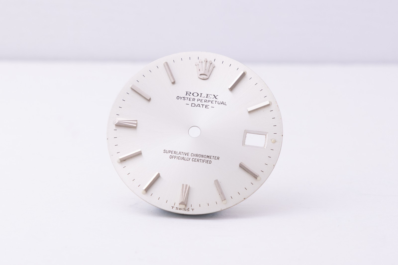 Rolex Date Silver Fat 6-9 Index Dial for model 1500 FCD30399