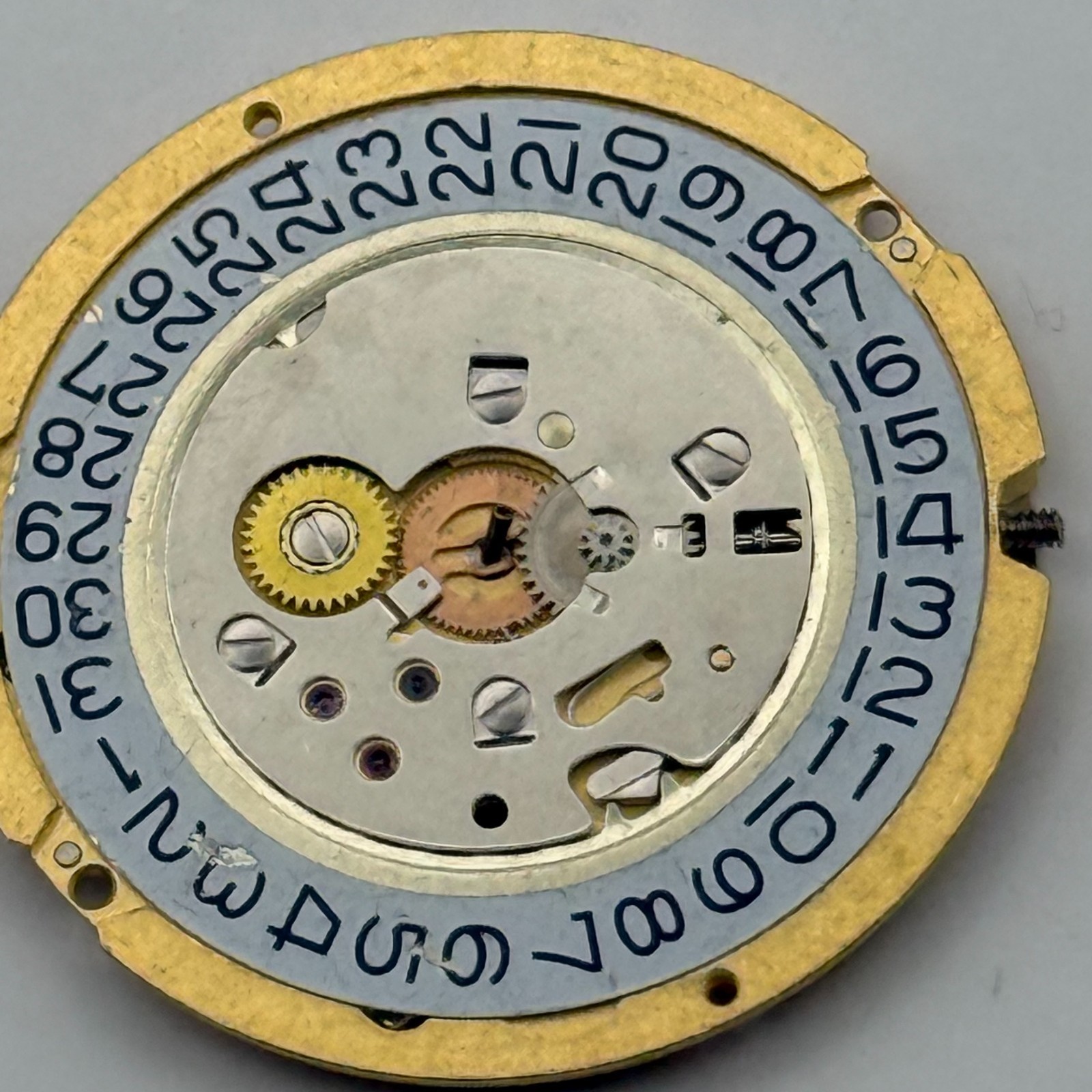 Ronda 1006 Watch Movement Quartz Swiss Date 8 Jewels Vintage Parts Repair 23.8mm