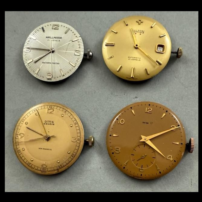 Lot 4 Hilton Hallmark Ditis mens watches