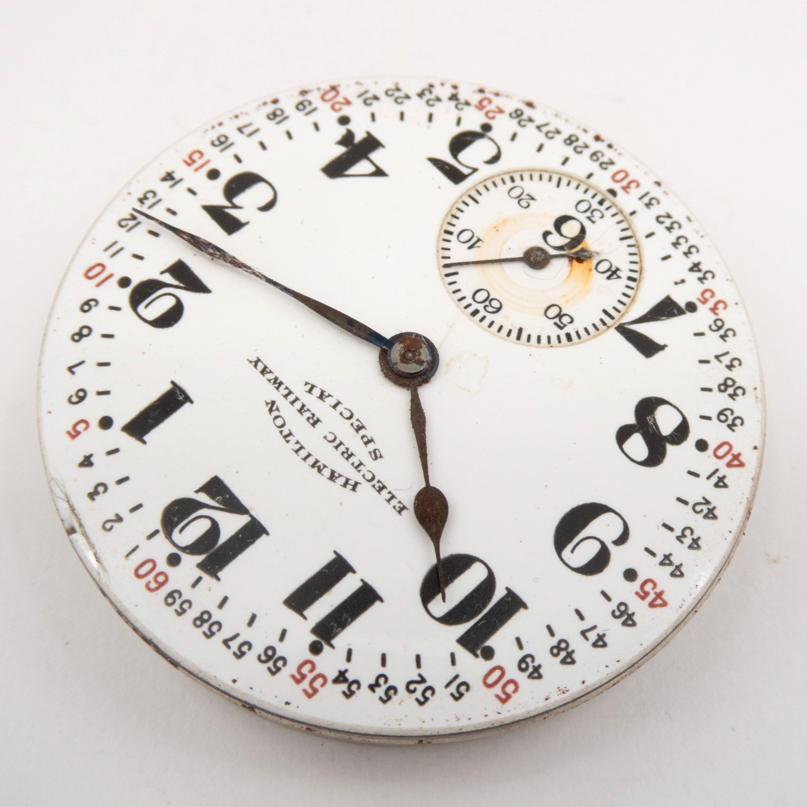 Hamilton Grade 974 Model 2 16-Size 17-Jewel Antique Pocket Watch Movement