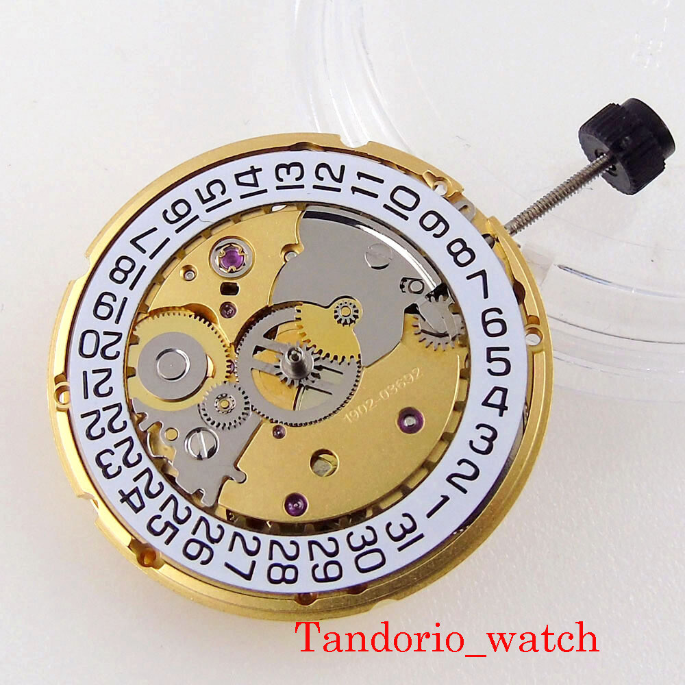 25 Jewels PT5000 Gold Automatic Movement High Precision With Date wheel
