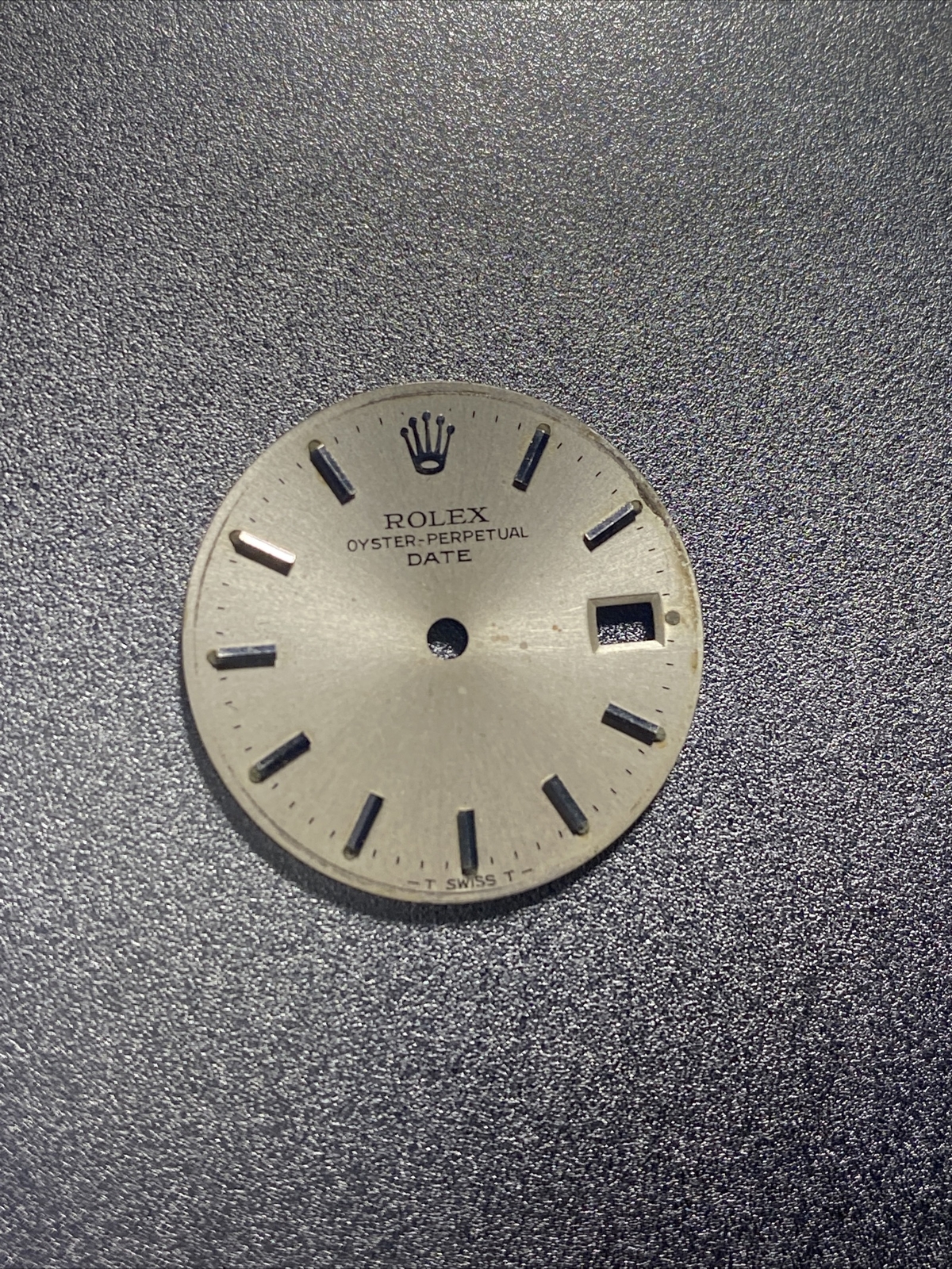 Old Genuine Rolex Silver Dial Date For Cal 6917 6517 6916 6516 #F