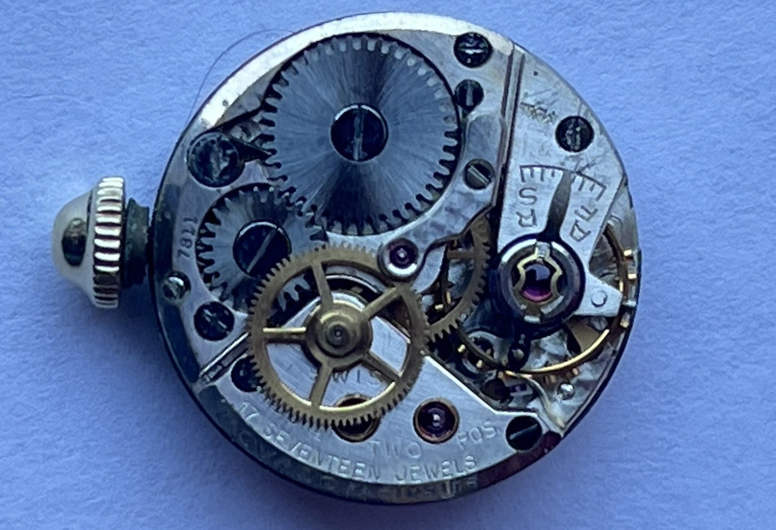 VINTAGE LADIES MOVADO WRIST WATCH MOVEMENT – TIFFANY & CO. DIAL,RUNNING