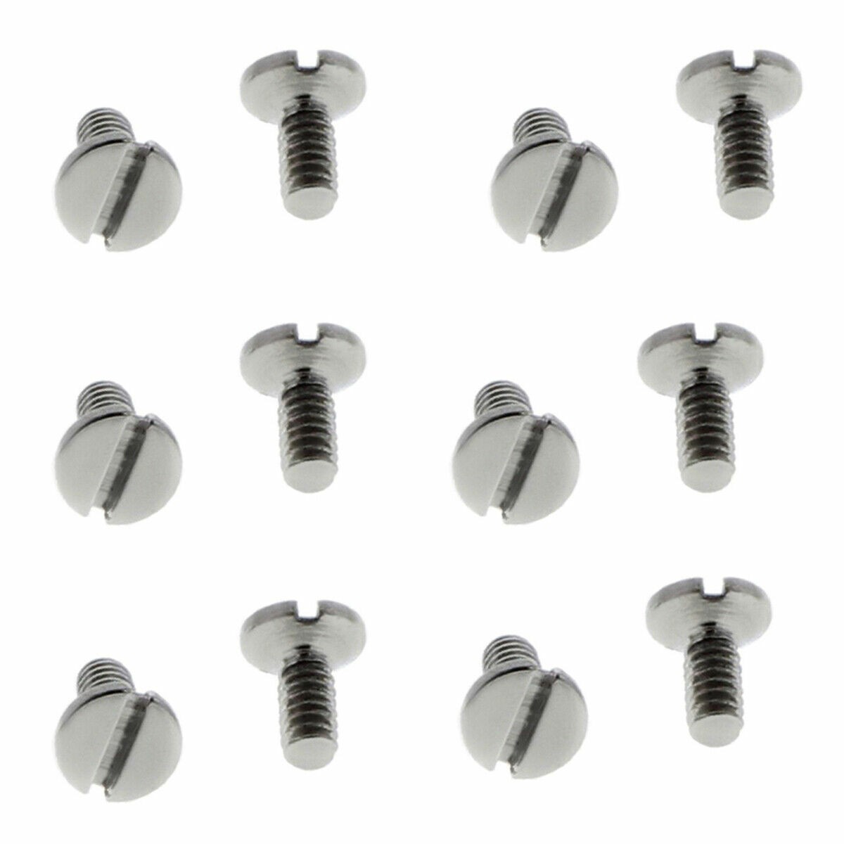 12 Silver Replacement Case Back Screws 2.90mm For Hublot Big Bang 301 311